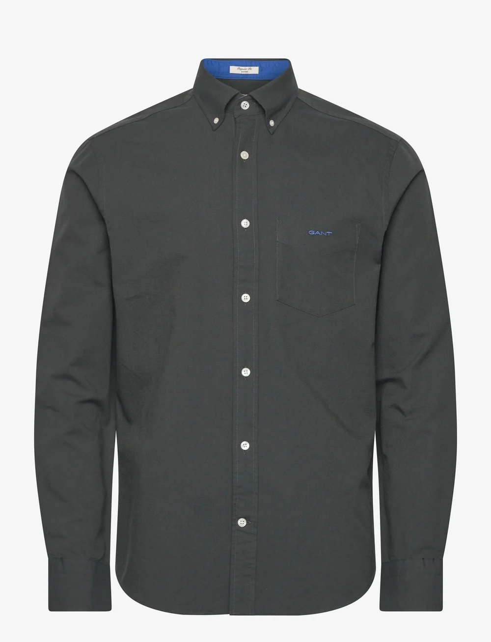 GANT - REG BEEFY OXFORD SHIRT - basic skjortor - black - 0