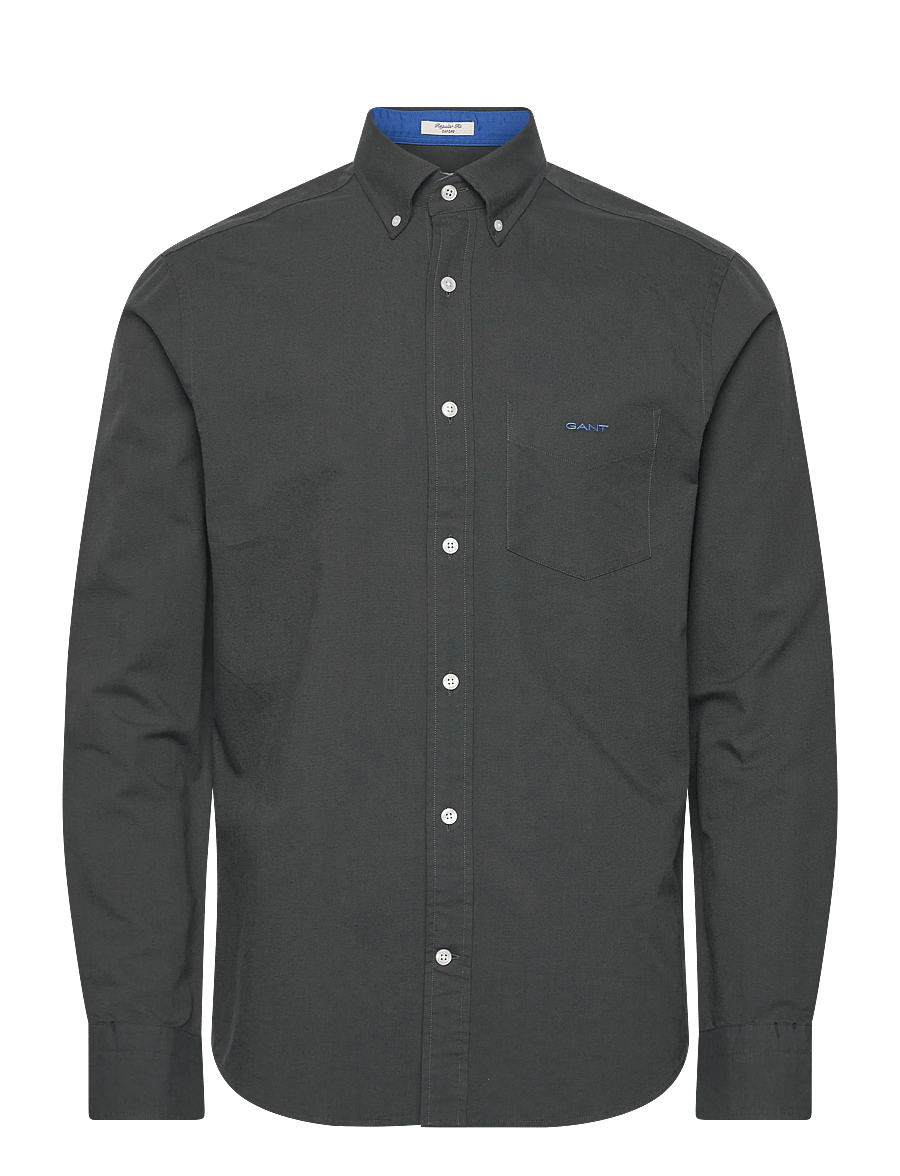 Gant - REG BEEFY OXFORD SHIRT - chemises oxford - black - 0
