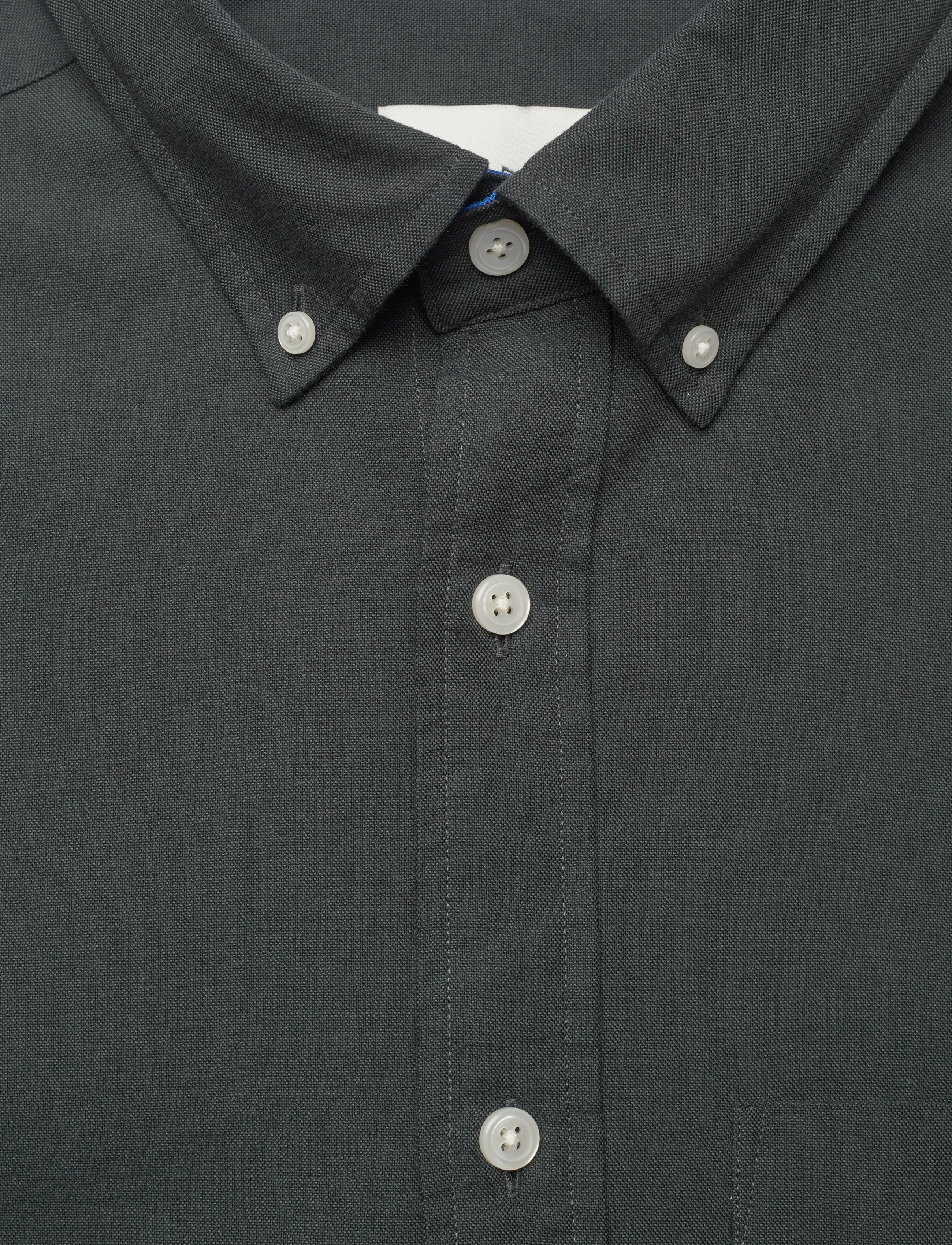 Gant - REG BEEFY OXFORD SHIRT - oxford skjorter - black - 2