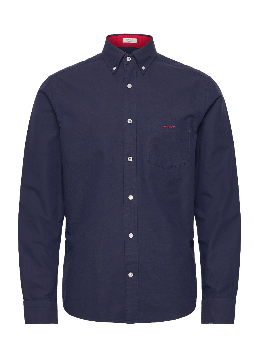 Gant - REG BEEFY OXFORD SHIRT - chemises oxford - evening blue - 0