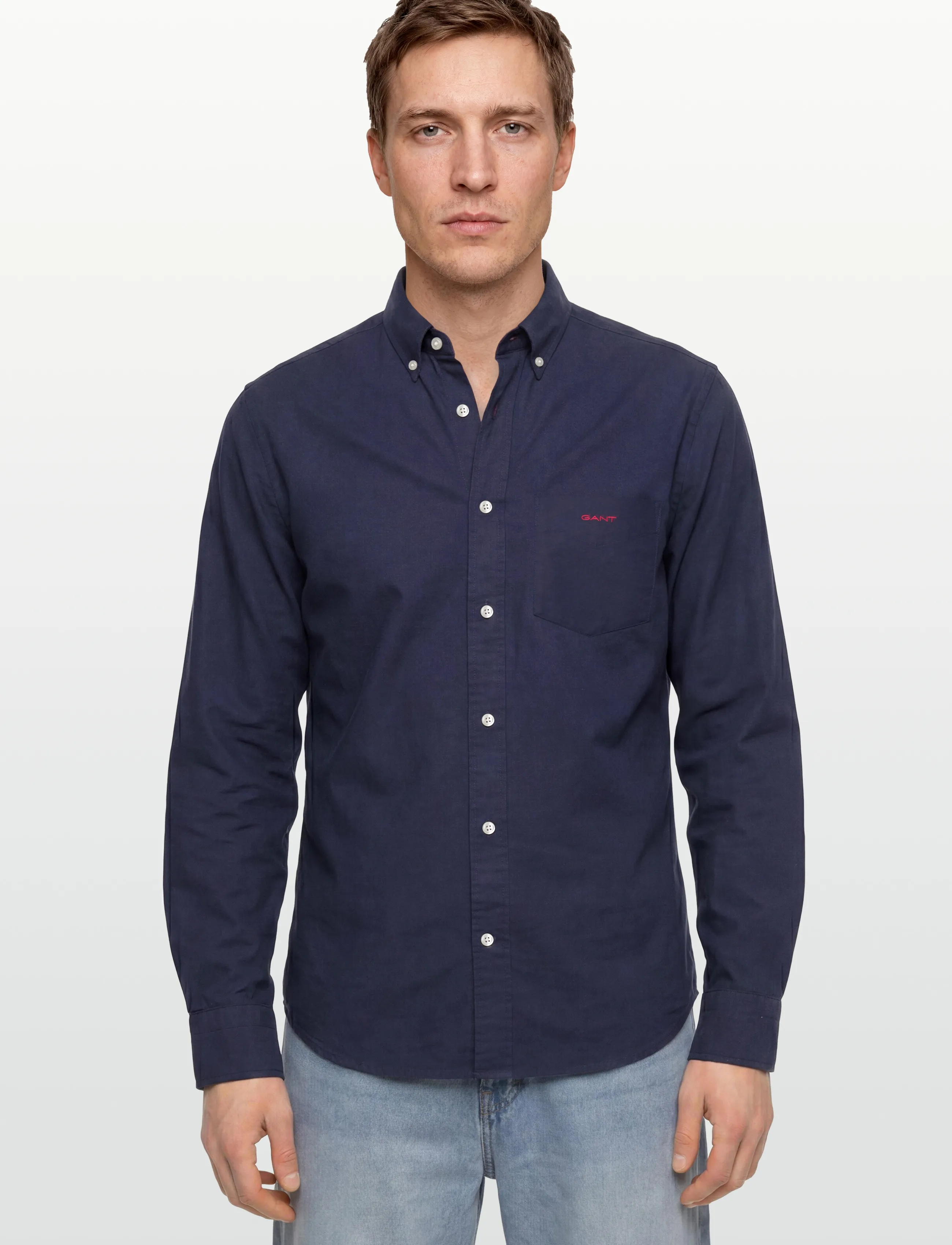 Gant - REG BEEFY OXFORD SHIRT - oxford-hemden - evening blue - 3