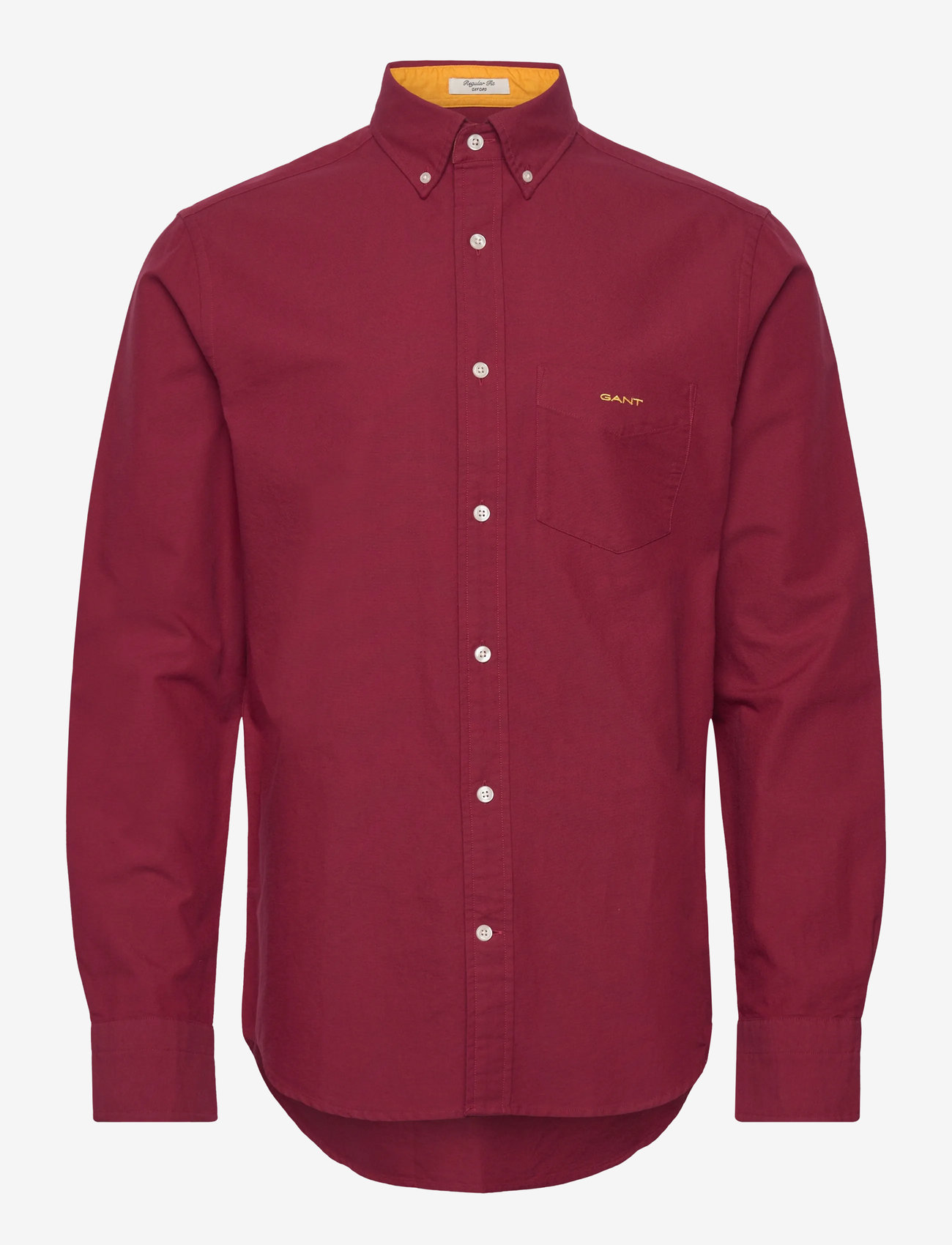 GANT - REG BEEFY OXFORD SHIRT - basic skjortor - plumped red - 0