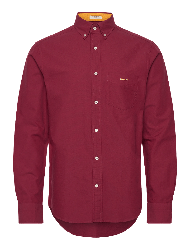 GANT - REG BEEFY OXFORD SHIRT - basic skjorter - plumped red - 0