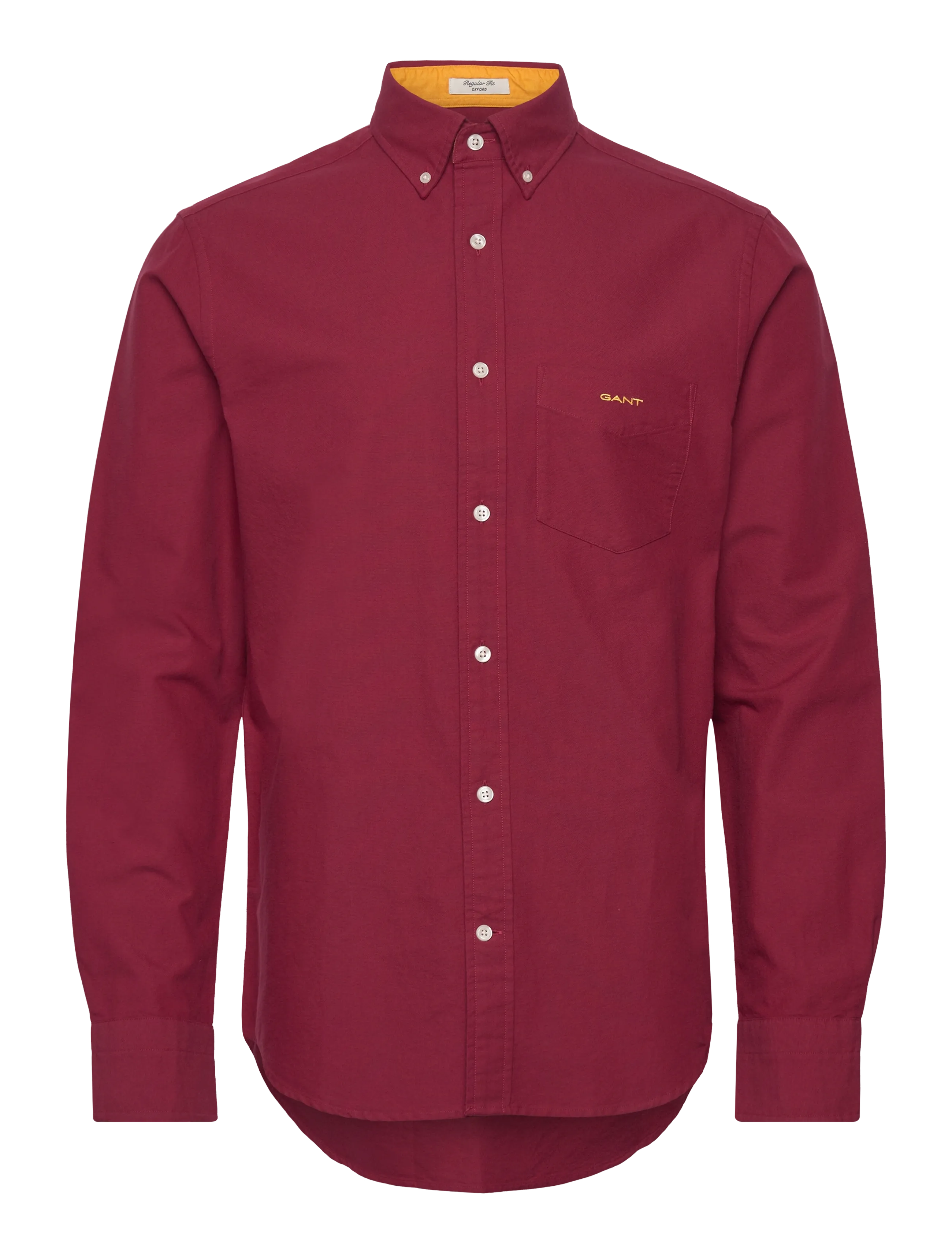 Gant REG BEEFY OXFORD SHIRT - Skjorter - PLUMPED RED / burgundy