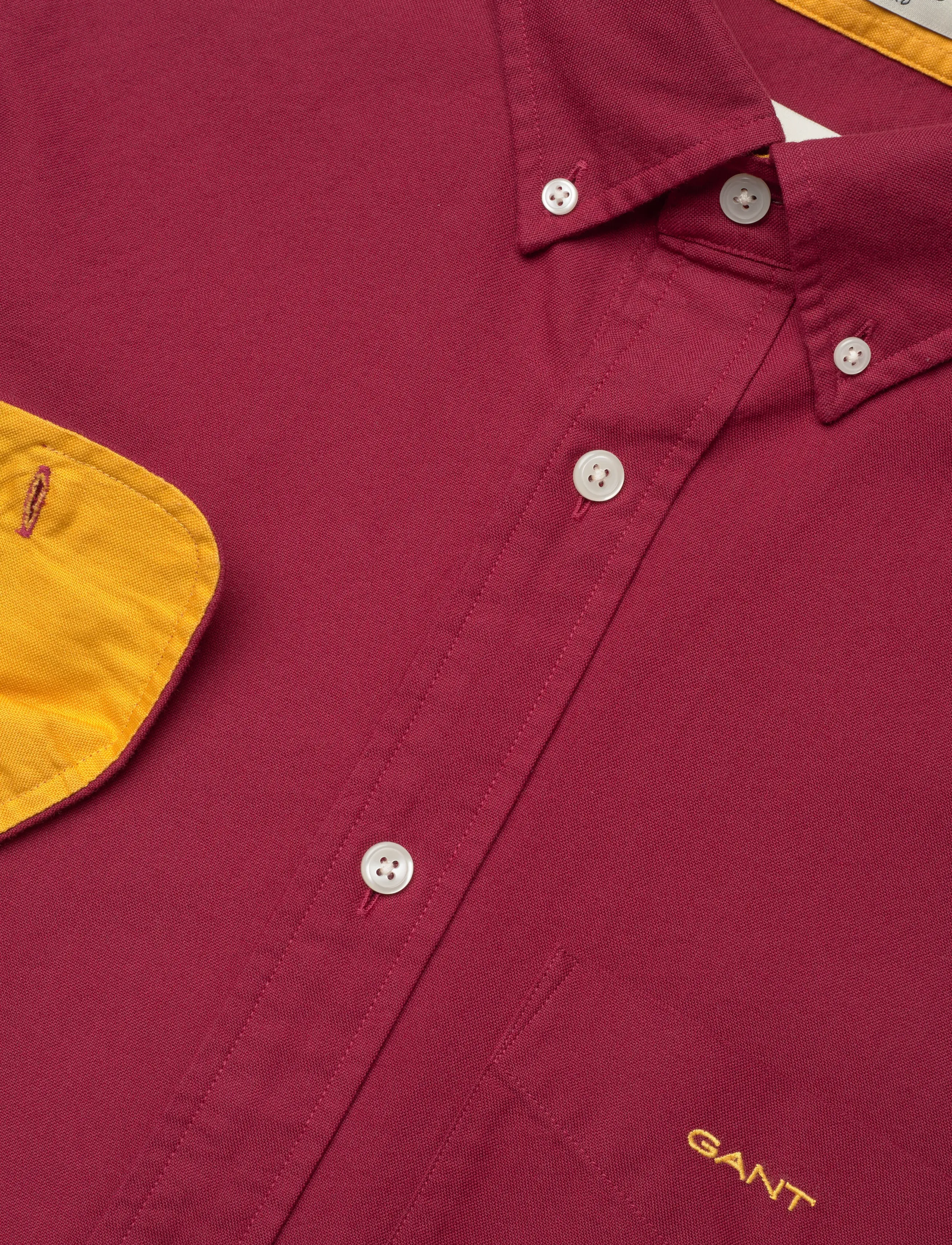 Gant - REG BEEFY OXFORD SHIRT - oxford-skjortor - plumped red - 3
