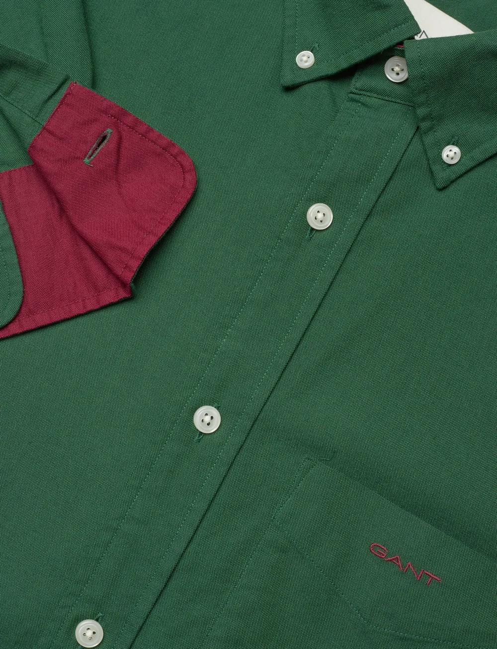 GANT - REG BEEFY OXFORD SHIRT - basic-hemden - tartan green - 3