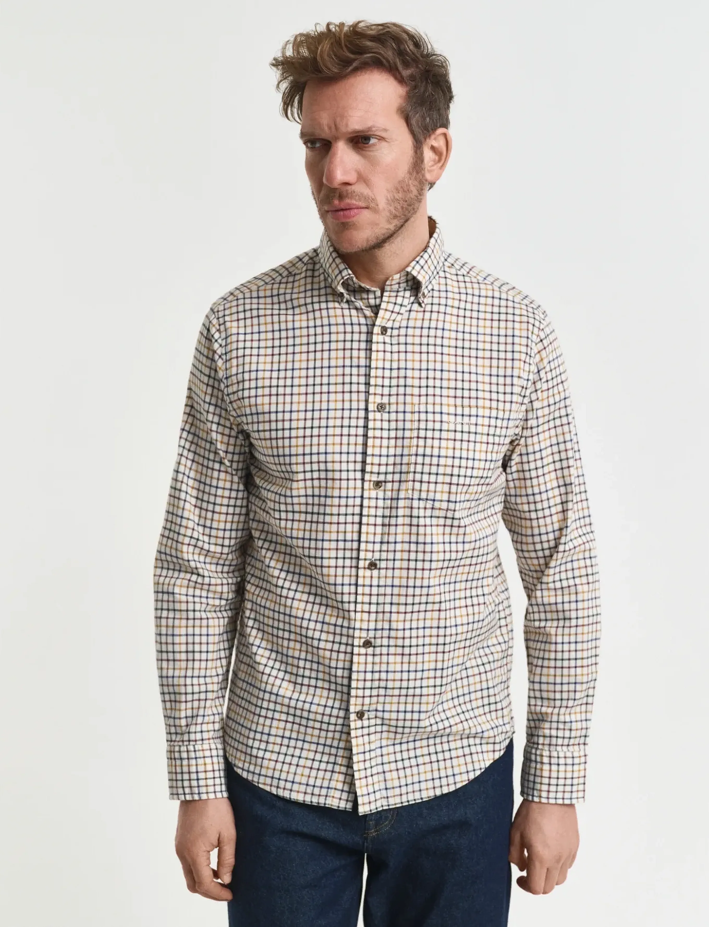 Reg Twill Check Shirt