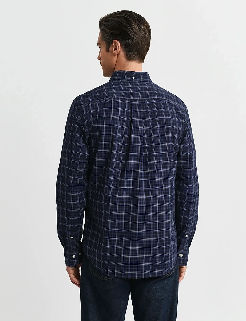GANT - REG CLASSIC POPLIN CHECK SHIRT - karierte hemden - persian blue - 2