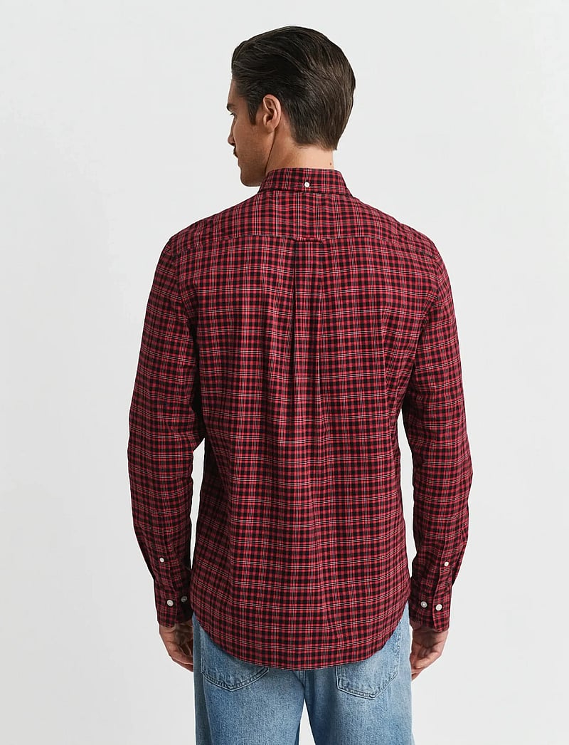 GANT - REG CLASSIC POPLIN CHECK SHIRT - karierte hemden - ruby red - 2