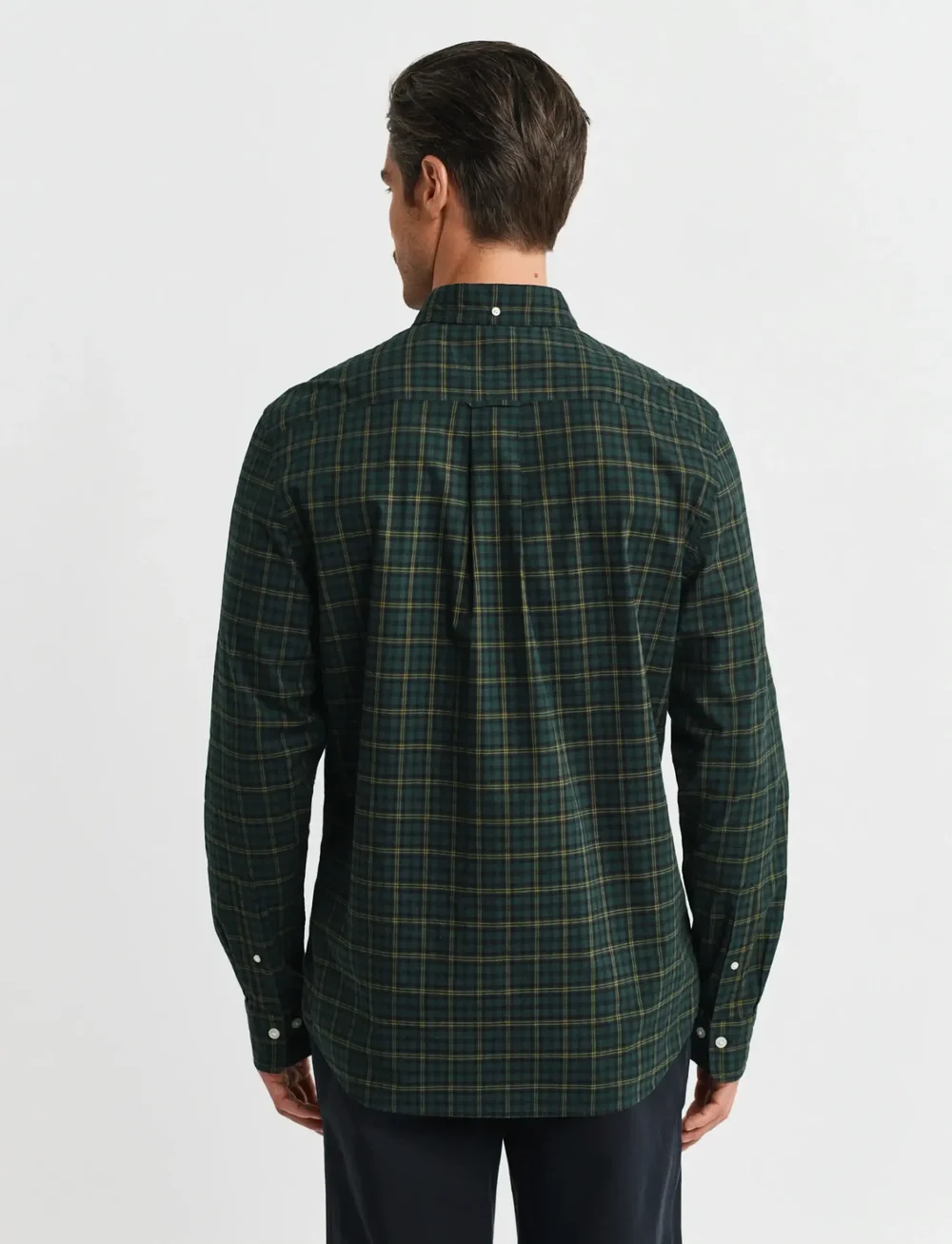 GANT - REG CLASSIC POPLIN CHECK SHIRT - karierte hemden - tartan green - 2