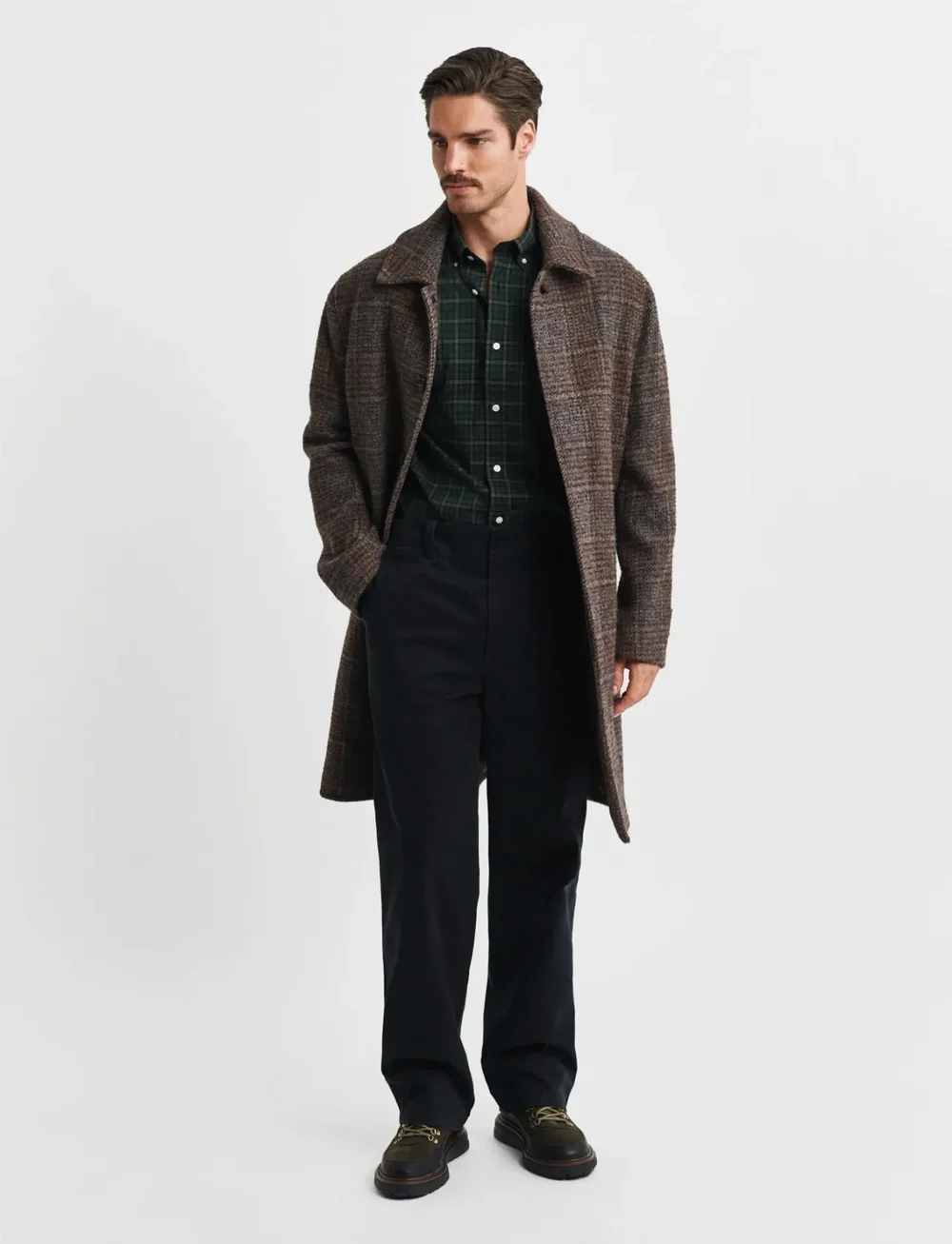 GANT - REG CLASSIC POPLIN CHECK SHIRT - karierte hemden - tartan green - 4