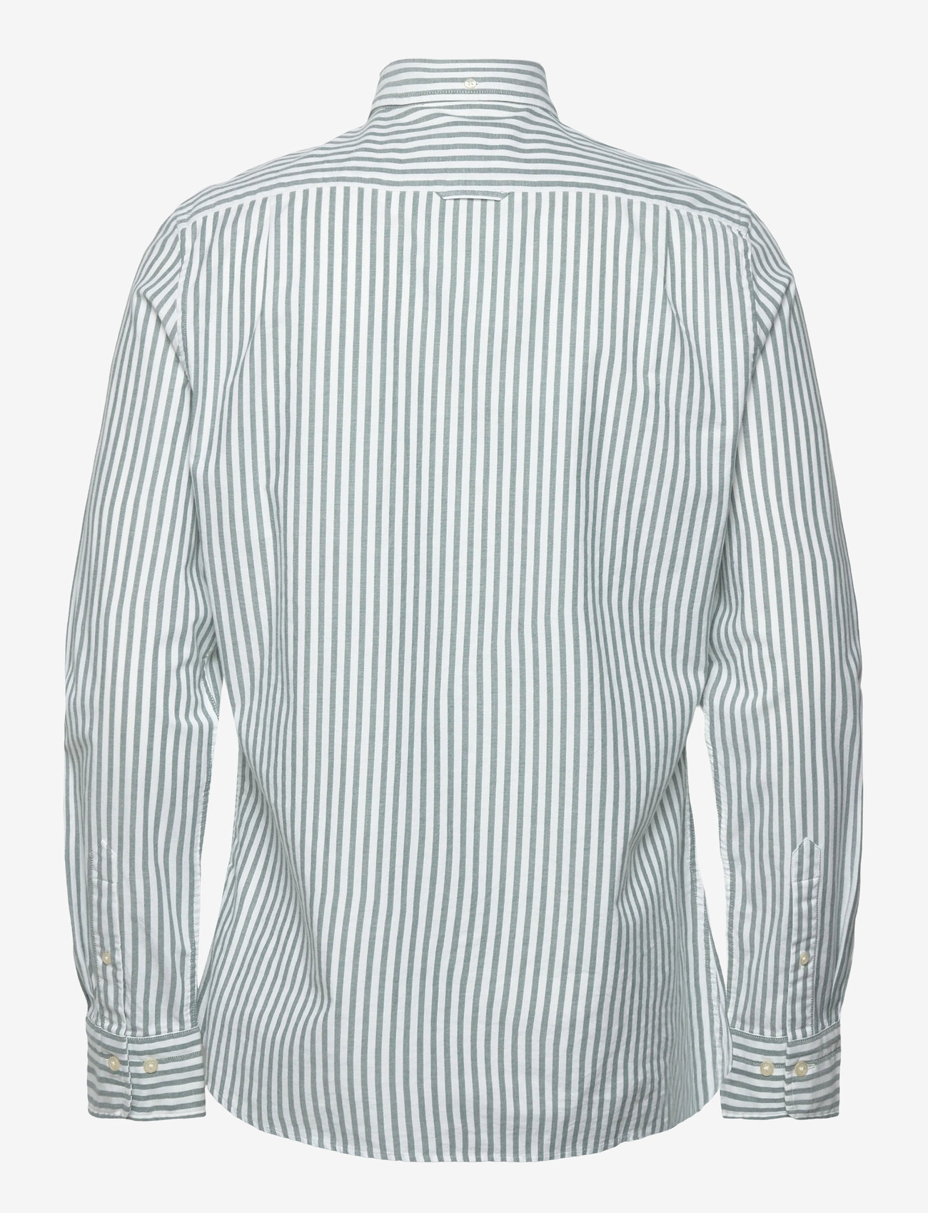 GANT - SLIM OXFORD STRETCH STRIPE SHIRT - basic-hemden - forest green - 1