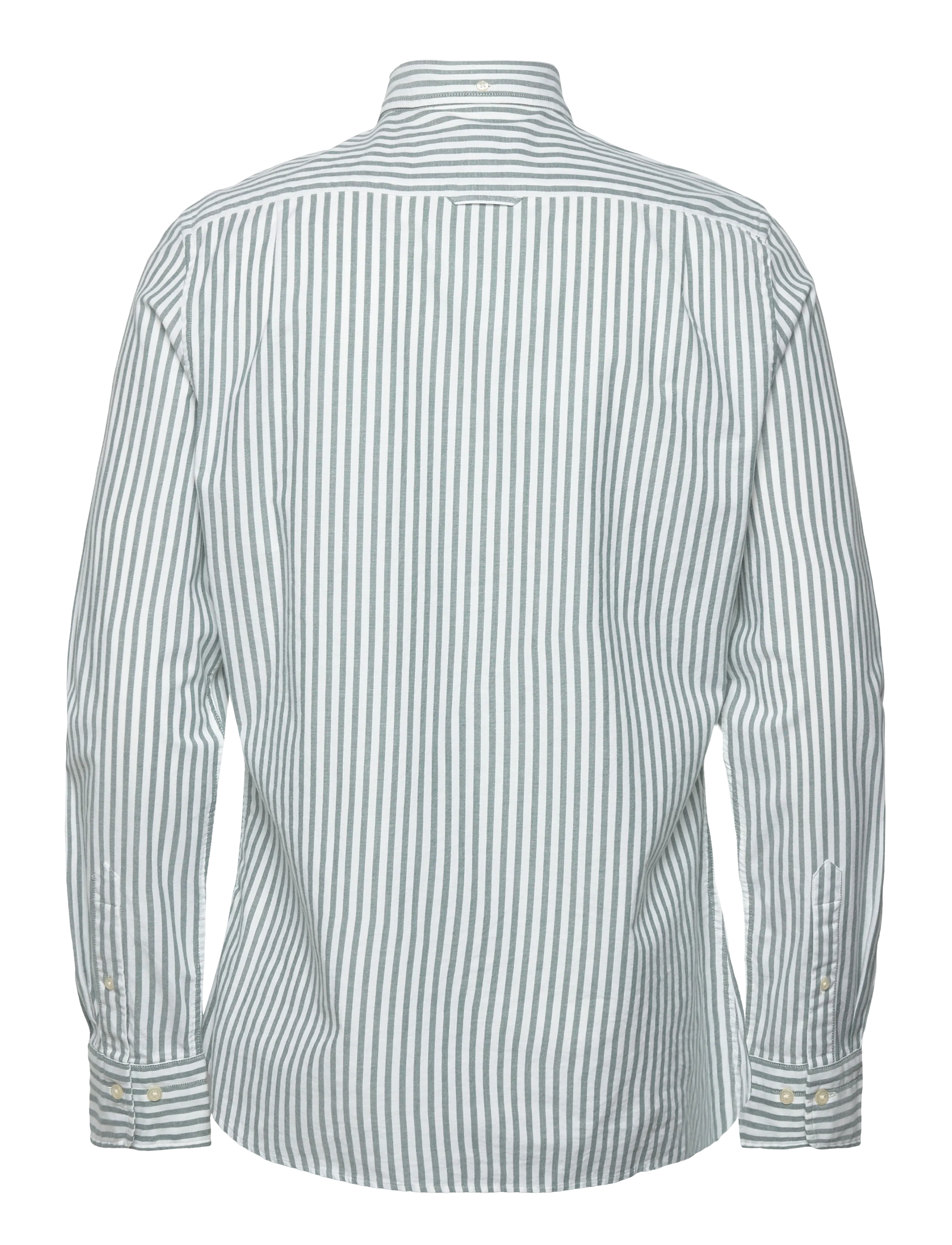 Gant - SLIM OXFORD STRETCH STRIPE SHIRT - forest green - 1