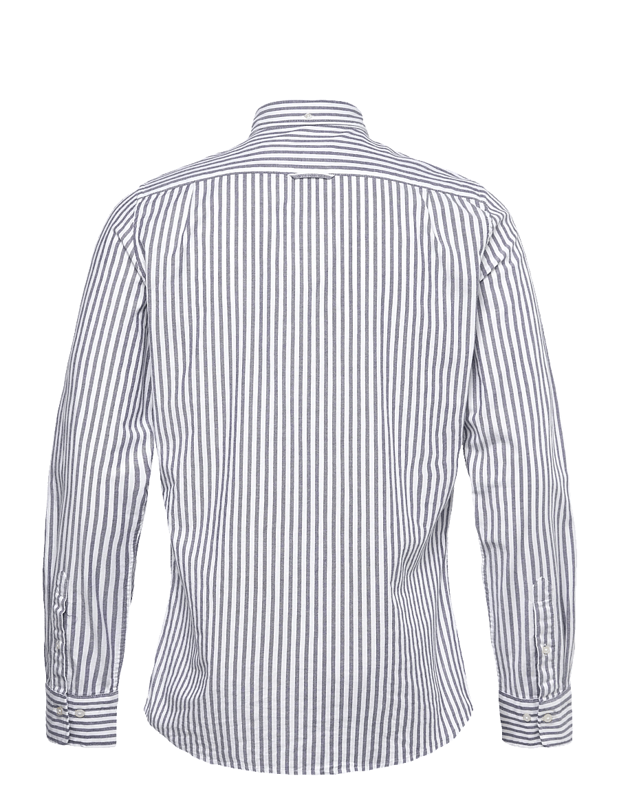 Gant - SLIM OXFORD STRETCH STRIPE SHIRT - persian blue - 1