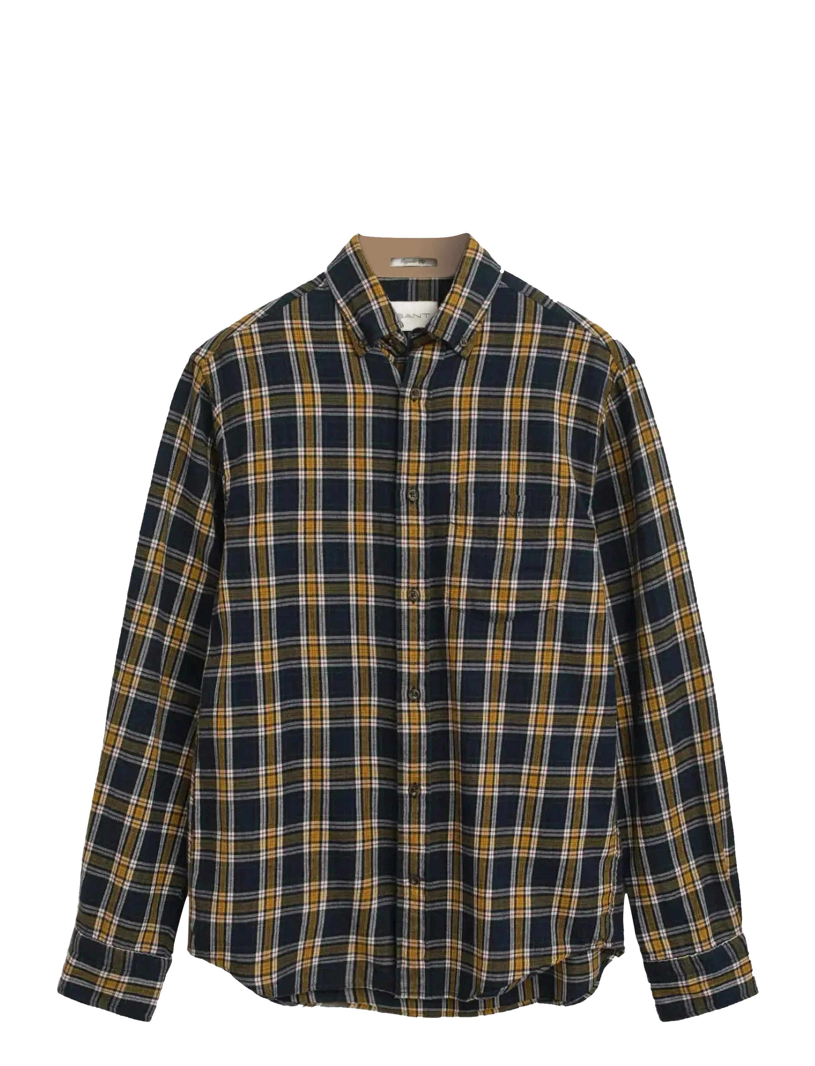 GANT Reg Windblown Flannel Check Shirt Blau - XXL - Herren