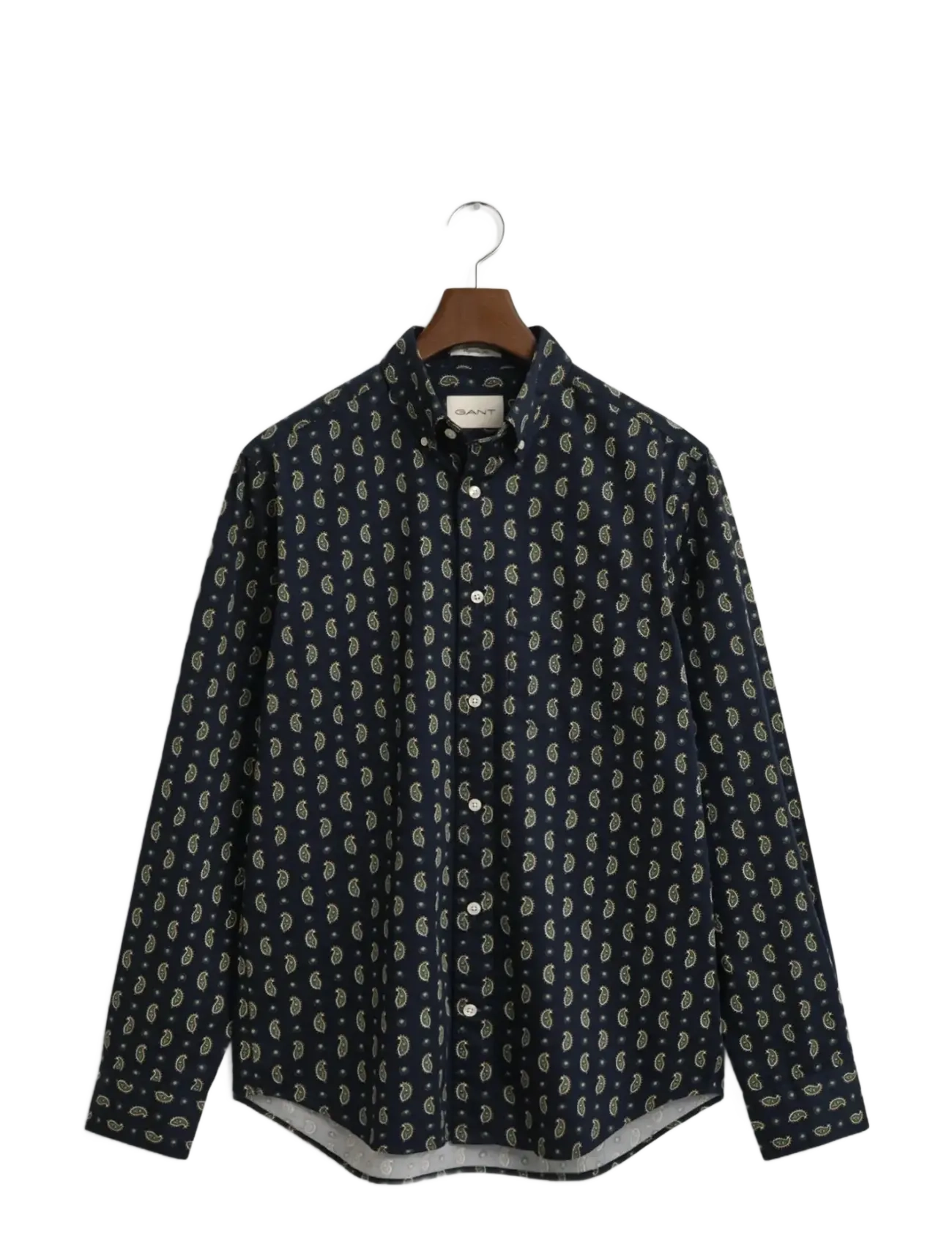 Gant - REG PAISLEY PRINTED TWILL SHIRT - hemden mit muster - evening blue - 1
