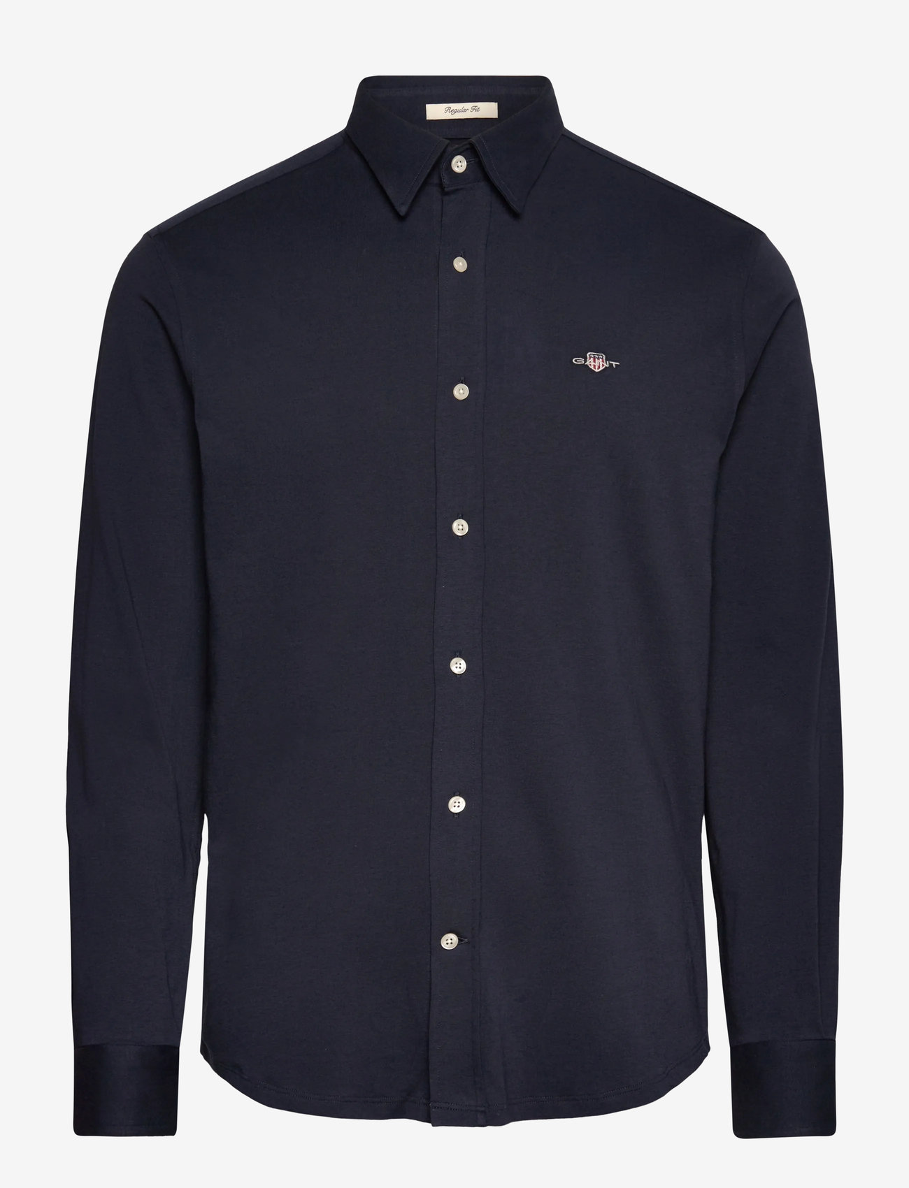 GANT - REG JERSEY SHIRT - marine - 0