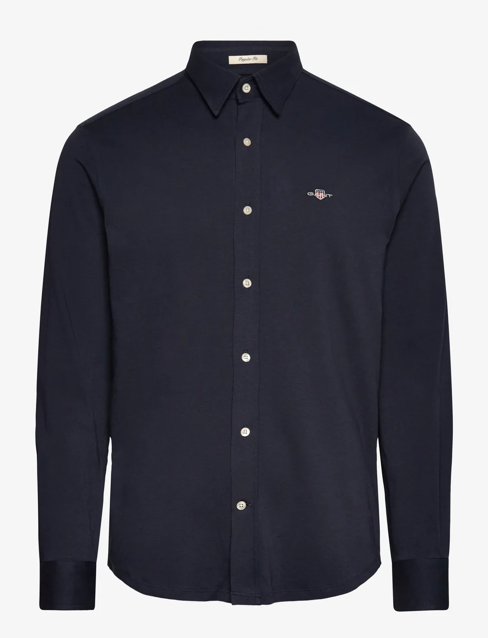 GANT - REG JERSEY SHIRT - tavalised t-särgid - marine - 0