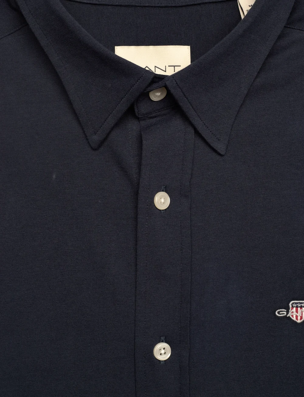 GANT - REG JERSEY SHIRT - tavalised t-särgid - marine - 2