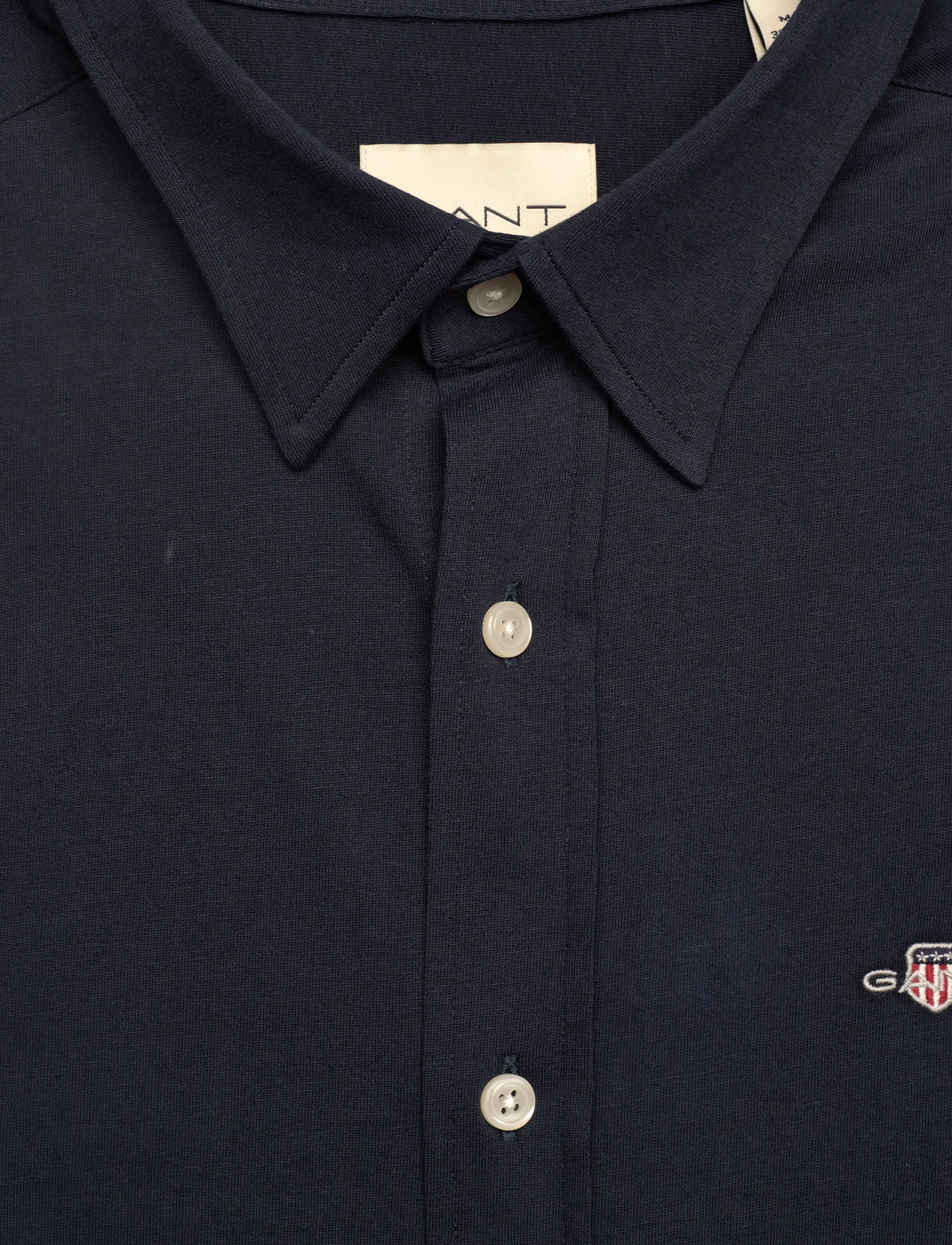 GANT - REG JERSEY SHIRT - marine - 2