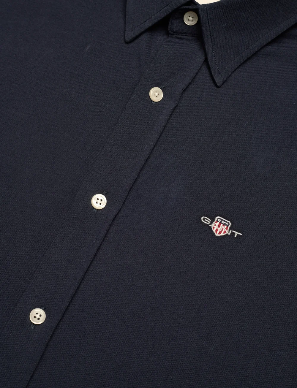 GANT - REG JERSEY SHIRT - tavalised t-särgid - marine - 3