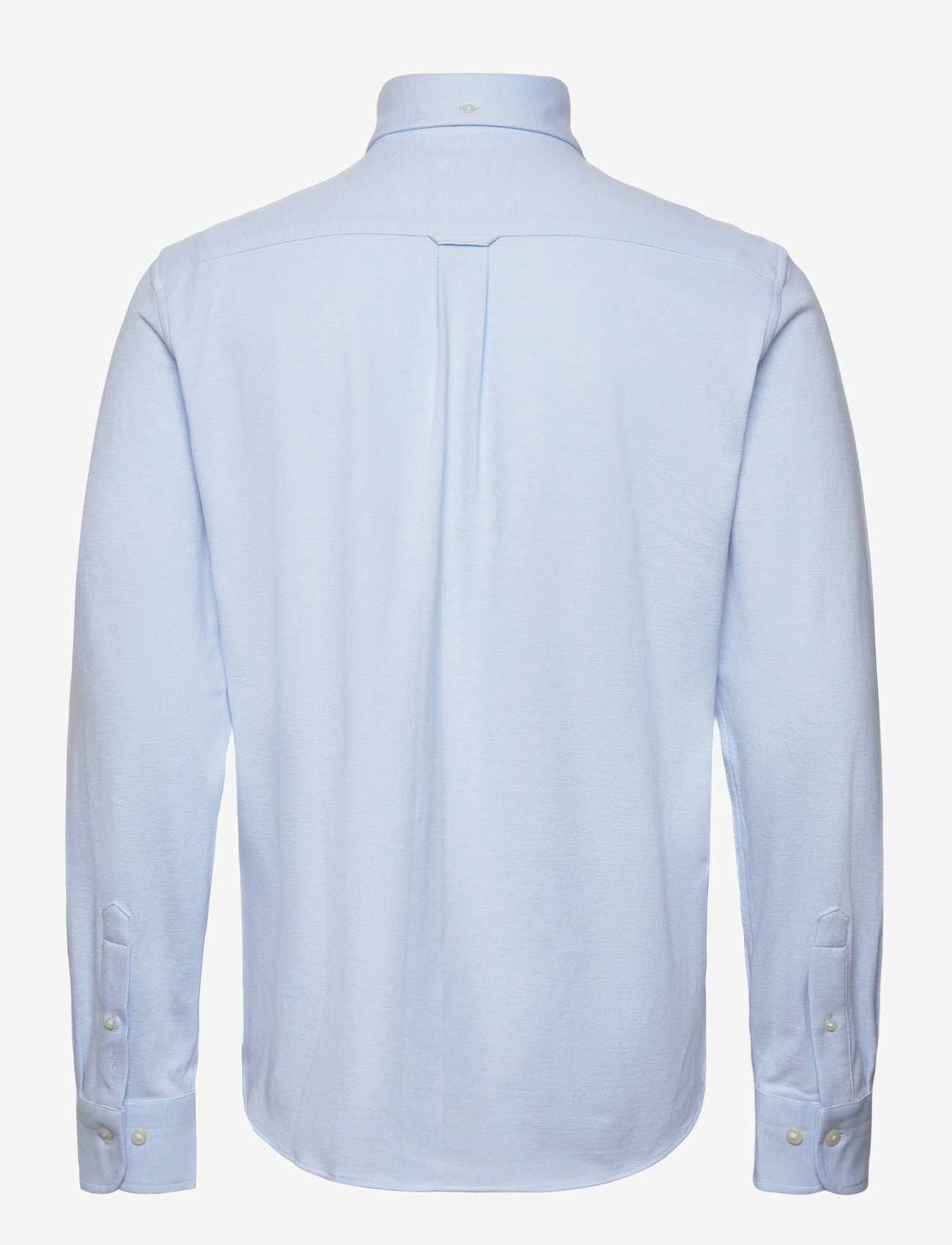 GANT - REG JERSEY PIQUE STRETCH SHIRT - tavalised t-särgid - capri blue - 2