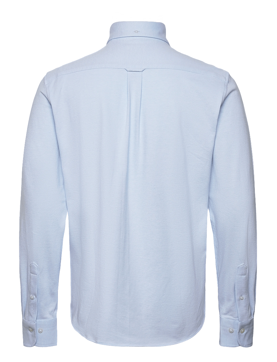Gant - REG JERSEY PIQUE STRETCH SHIRT - chemises décontractées - capri blue - 2
