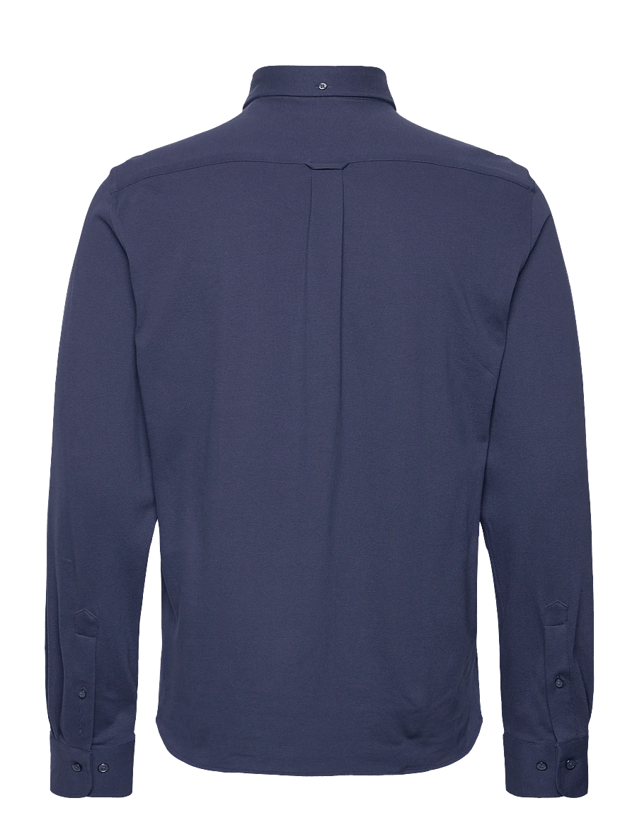 Gant - REG JERSEY PIQUE STRETCH SHIRT - casual hemden - marine - 2