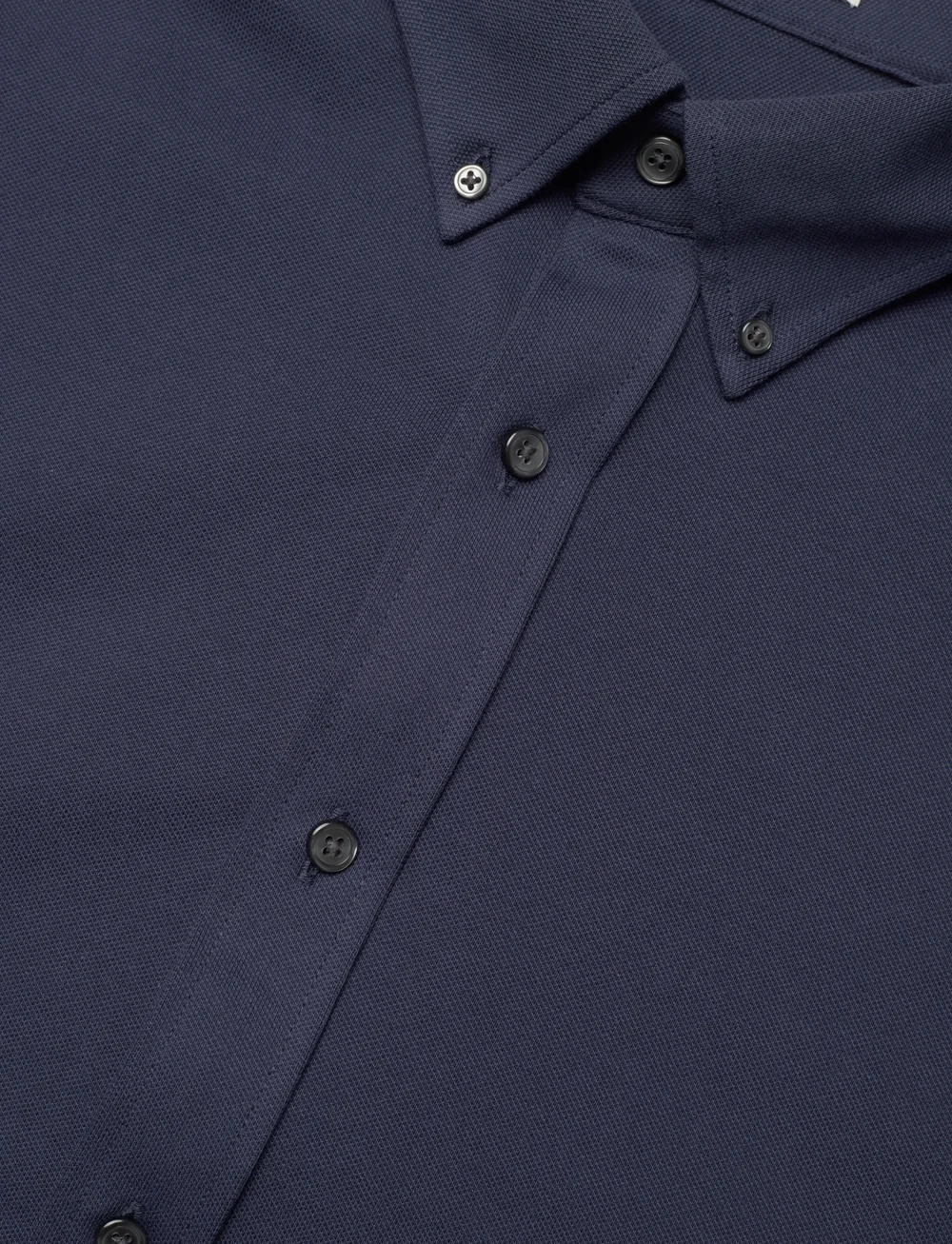 GANT - REG JERSEY PIQUE STRETCH SHIRT - basic skjorter - marine - 3