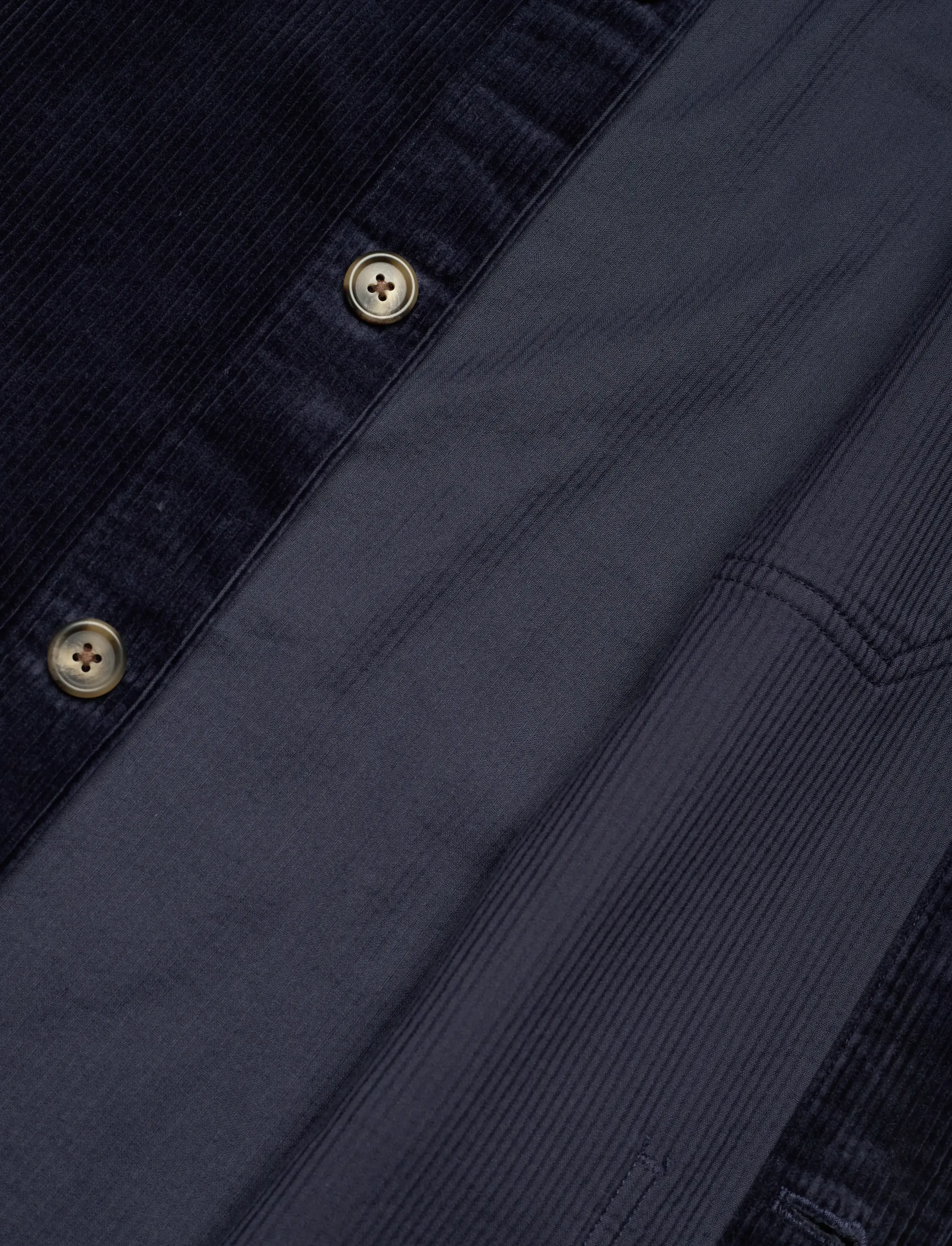 GANT - REG CORD OVERSHIRT - evening blue - 4