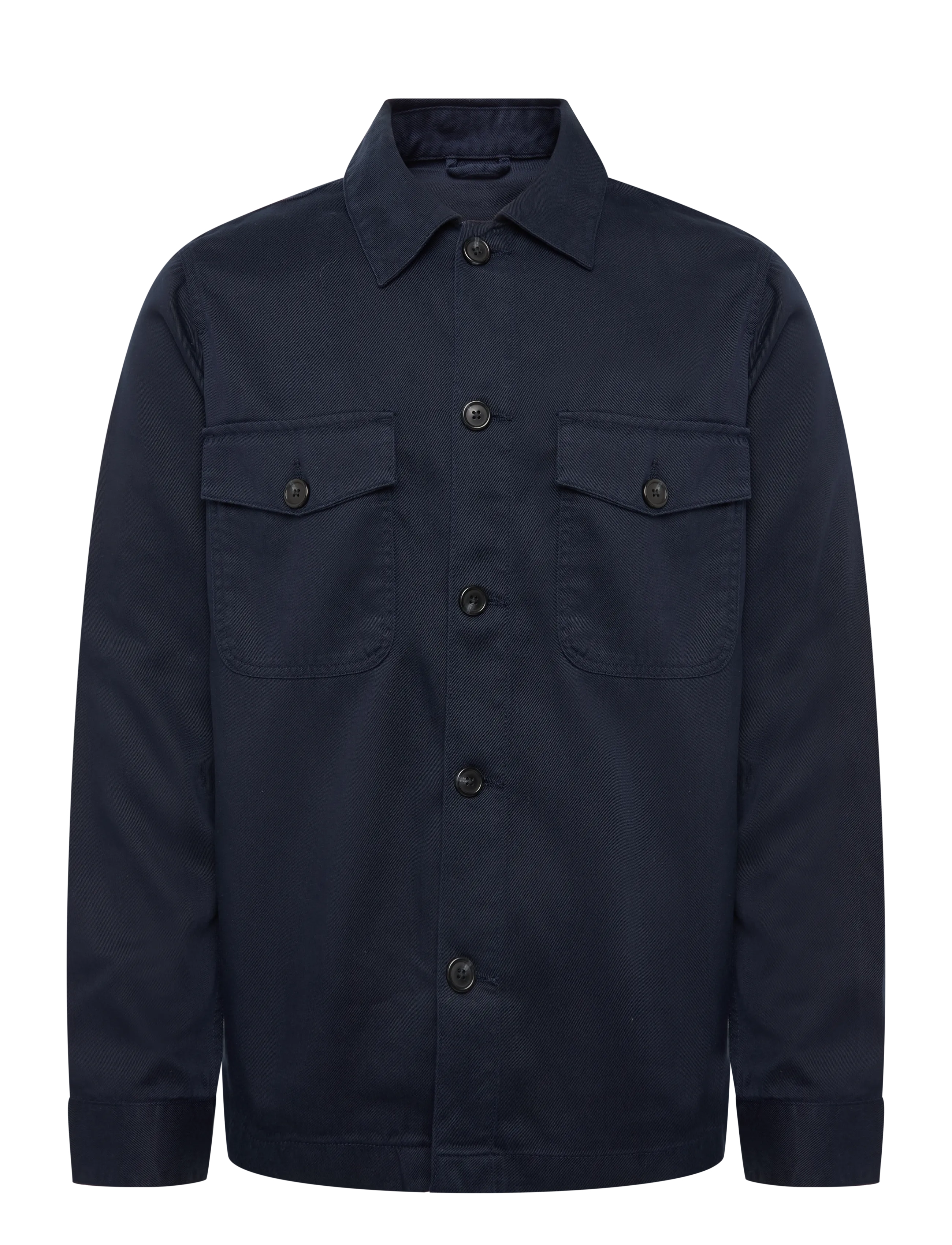 Gant REG LYOCELL OVERSHIRT - Jacken - EVENING BLUE / navy