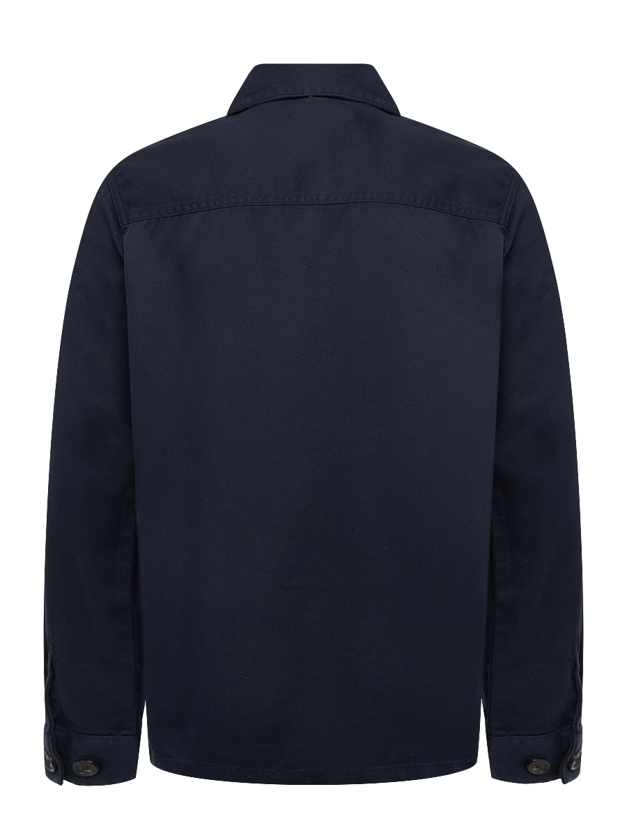 Gant - REG LYOCELL OVERSHIRT - herbstjacken - evening blue - 1