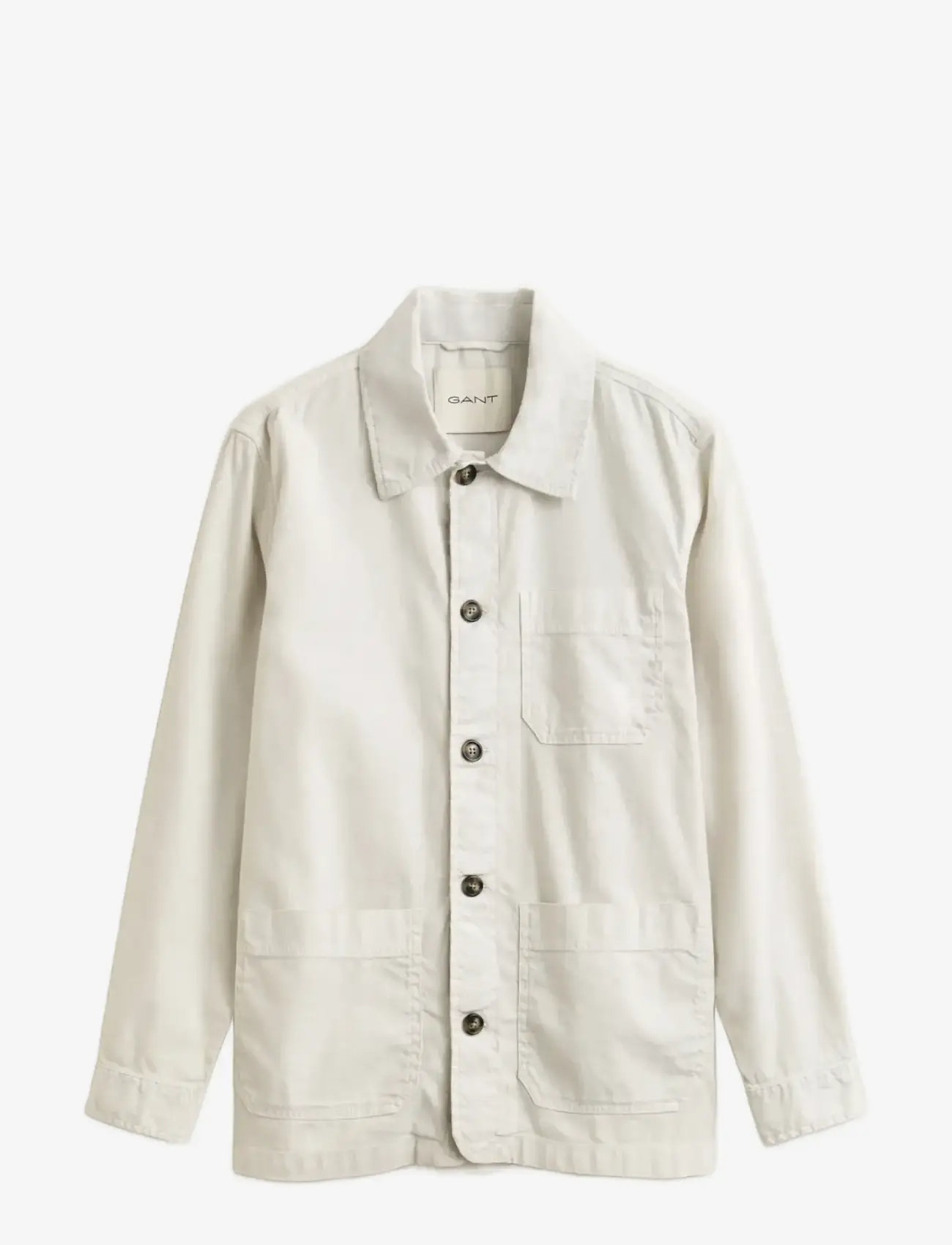 GANT - REG COTTON / LINEN OVERSHIRT - shop efter anledning - sand - 1