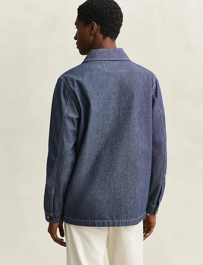 GANT - REG CHAMBRAY OVERSHIRT - nach anlass kaufen - mid blue - 2