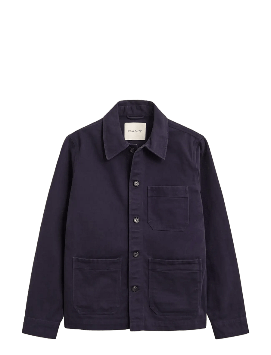 Gant - Twill Overshirt - evening blue - 0