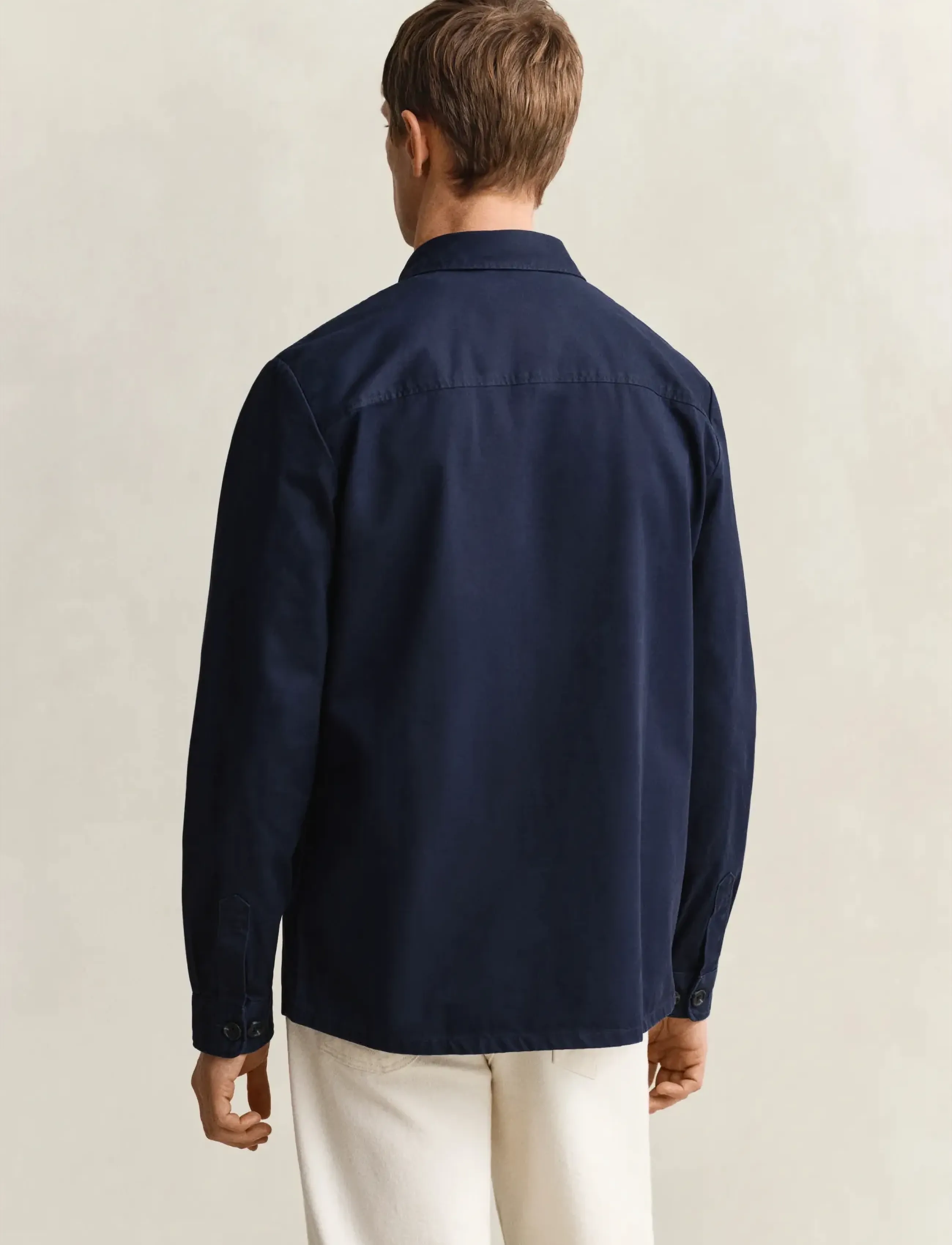 Gant - REG COTTON TWILL OVERSHIRT - shop efter anledning - evening blue - 2