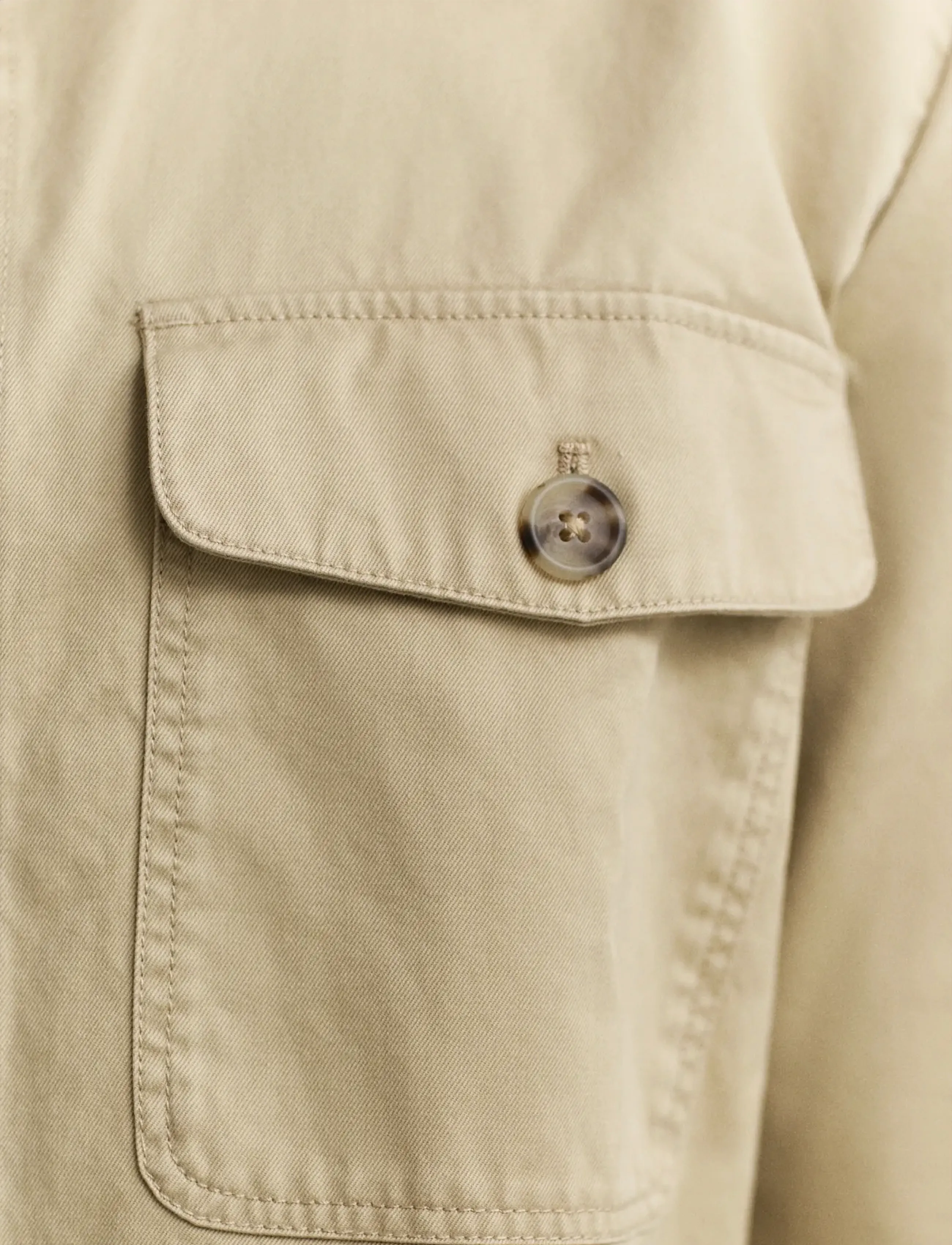 Gant - REG COTTON TWILL OVERSHIRT - shop efter anledning - woody beige - 4