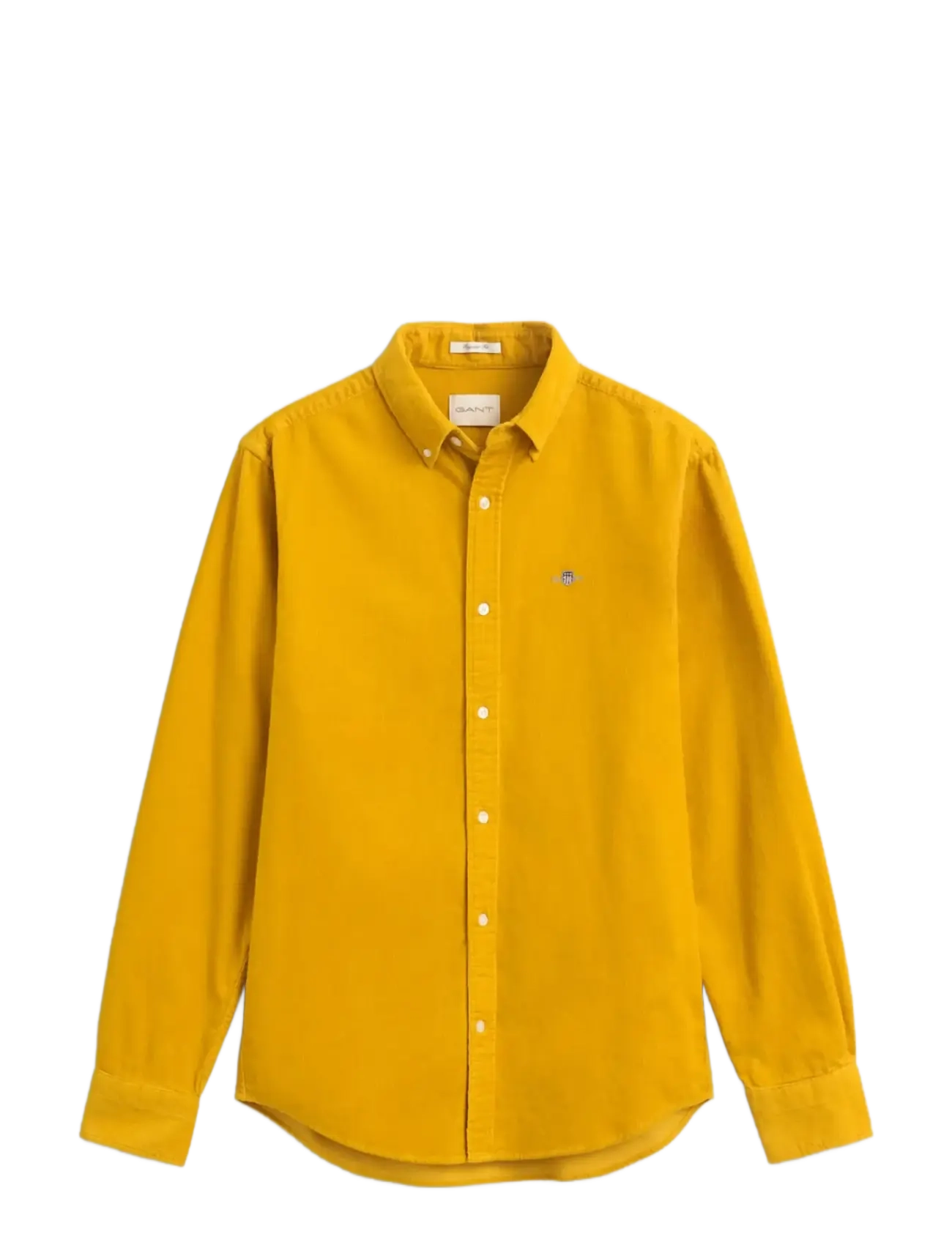 Gant REG CORDUROY SHIRT - Riided - BURNT YELLOW / yellow