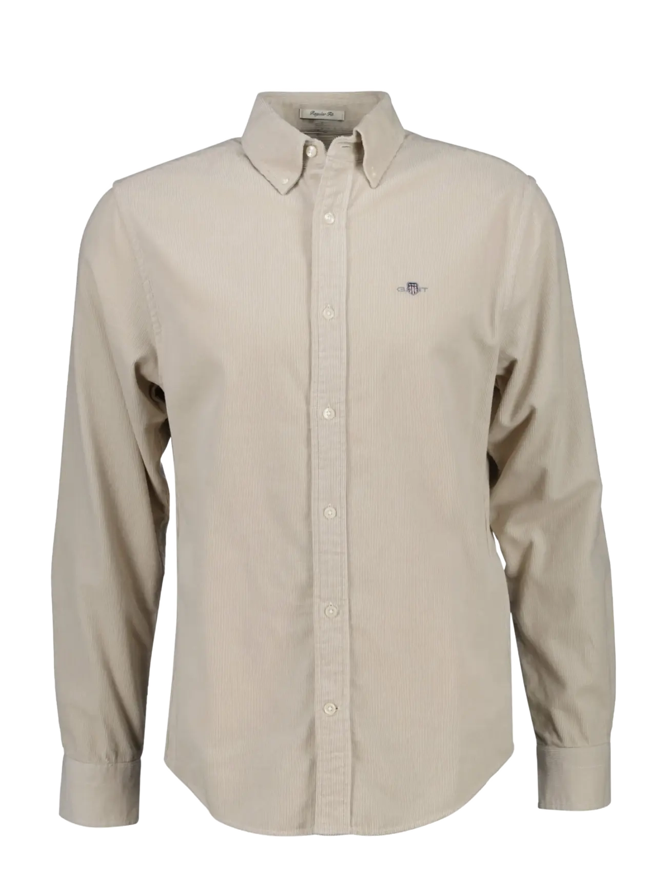 Gant - REG CORDUROY SHIRT - corduroy shirts - clay beige - 1