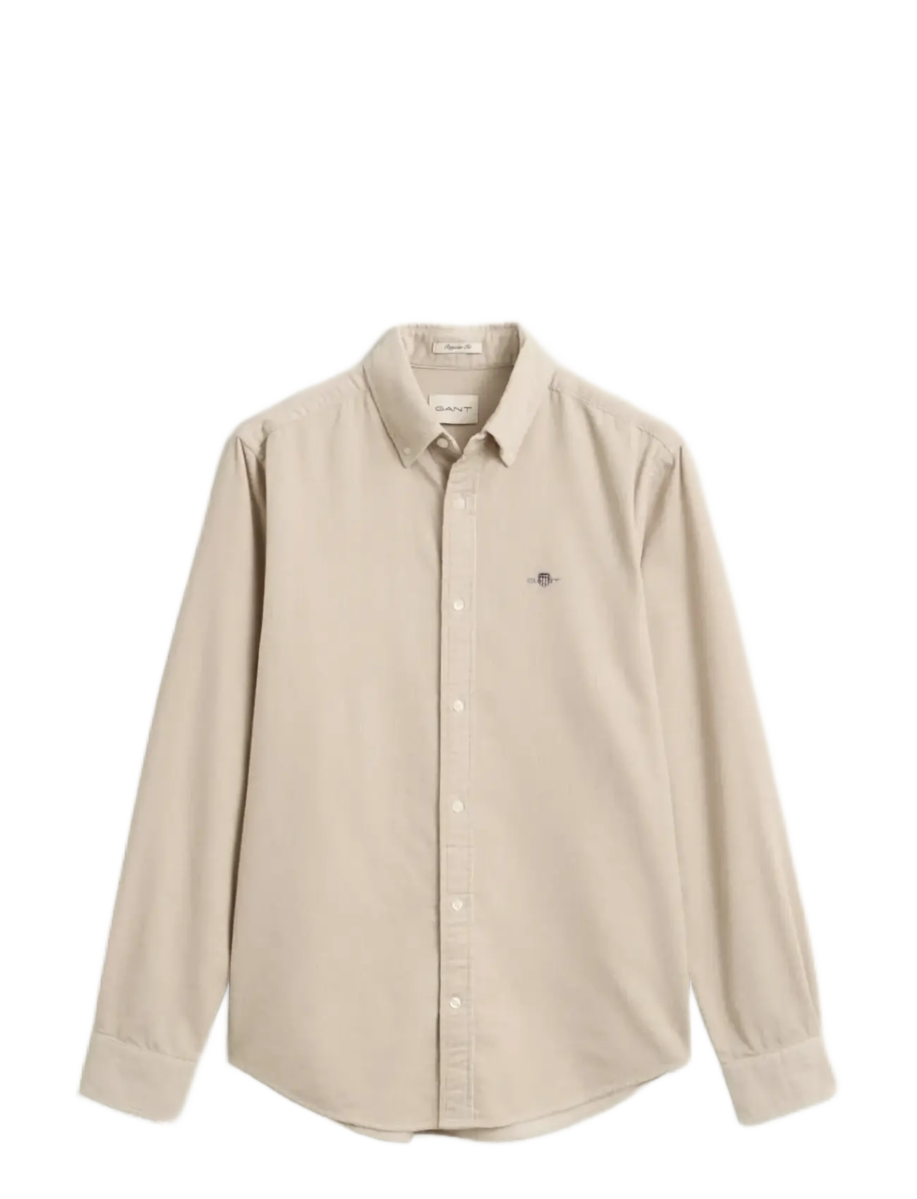 Gant - REG CORDUROY SHIRT - manchesterskjortor - clay beige - 1