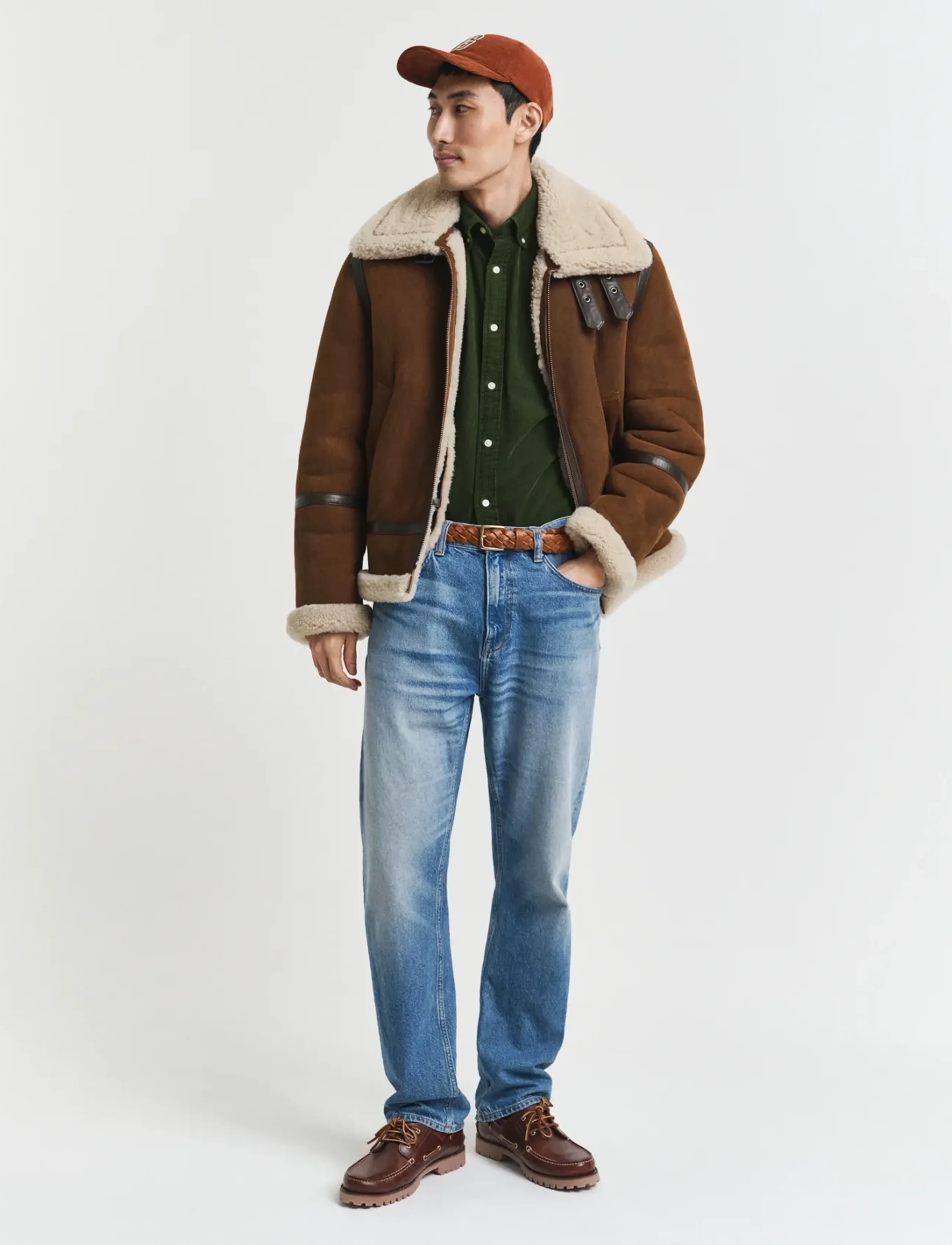 Gant - REG CORDUROY SHIRT - fløjlsskjorter - country green - 2