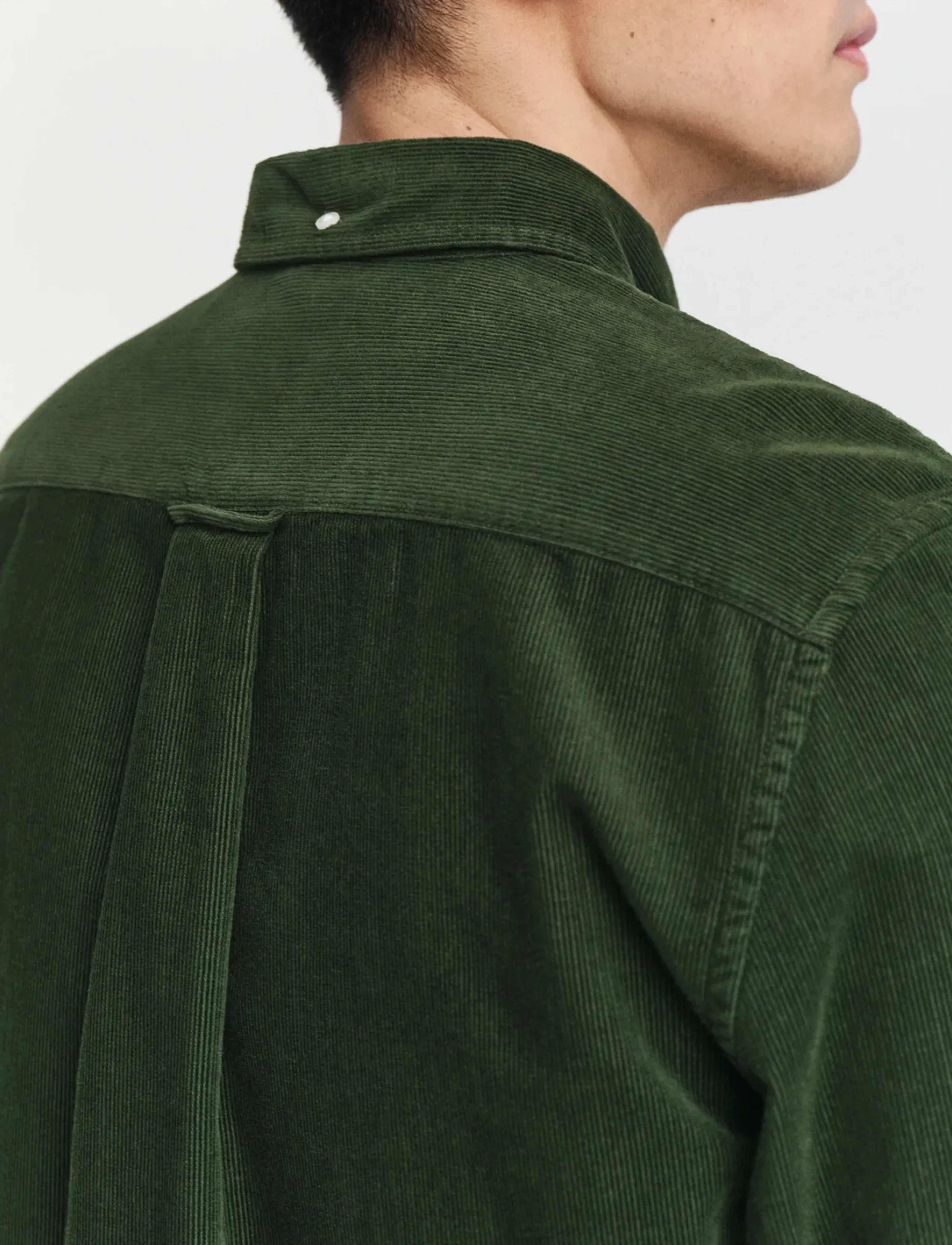 Gant - REG CORDUROY SHIRT - fløjlsskjorter - country green - 5