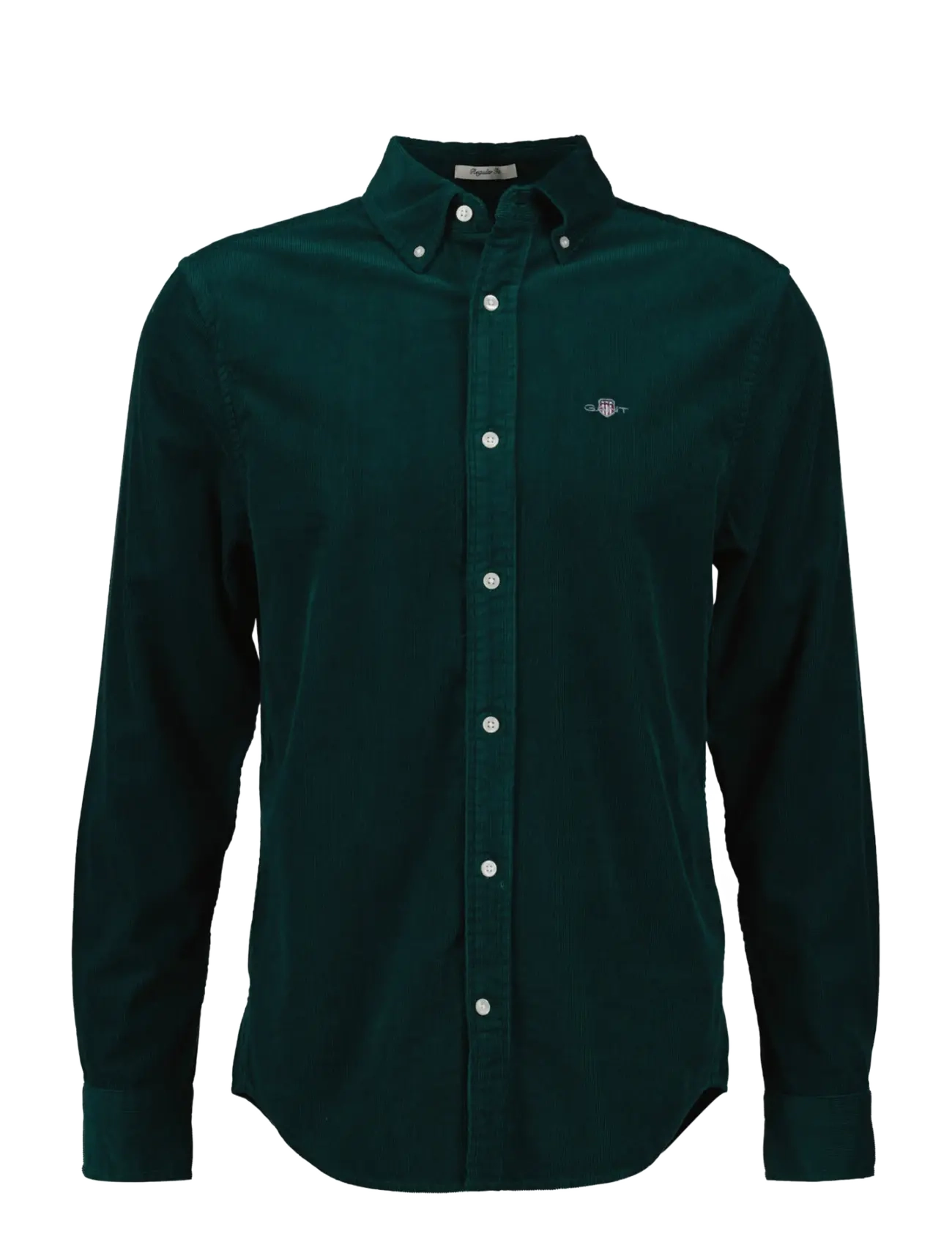 Gant REG CORDUROY SHIRT - Kleidung - DARK EMERALD / green