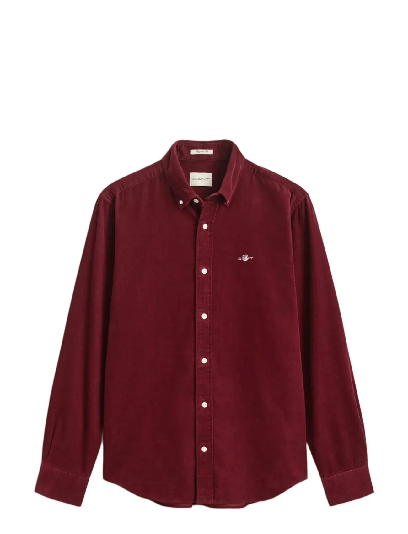 Gant - REG CORDUROY SHIRT - corduroy shirts - deep grape wine - 1