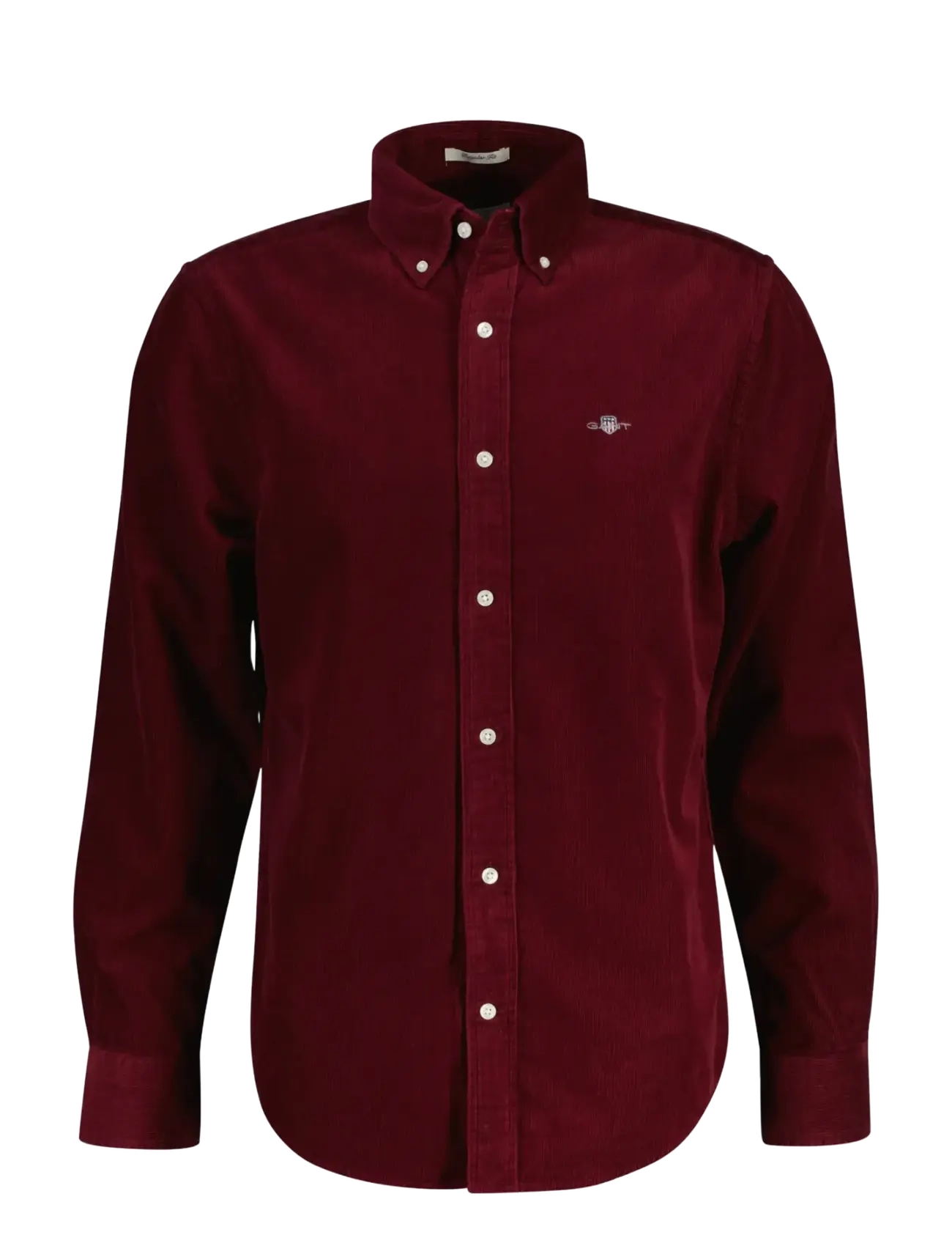 Gant - REG CORDUROY SHIRT - corduroy shirts - deep grape wine - 2