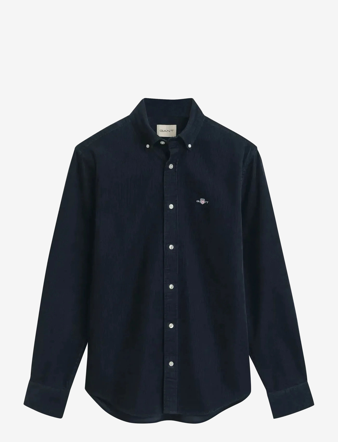 GANT - REG CORDUROY SHIRT - velvet särgid - evening blue - 0