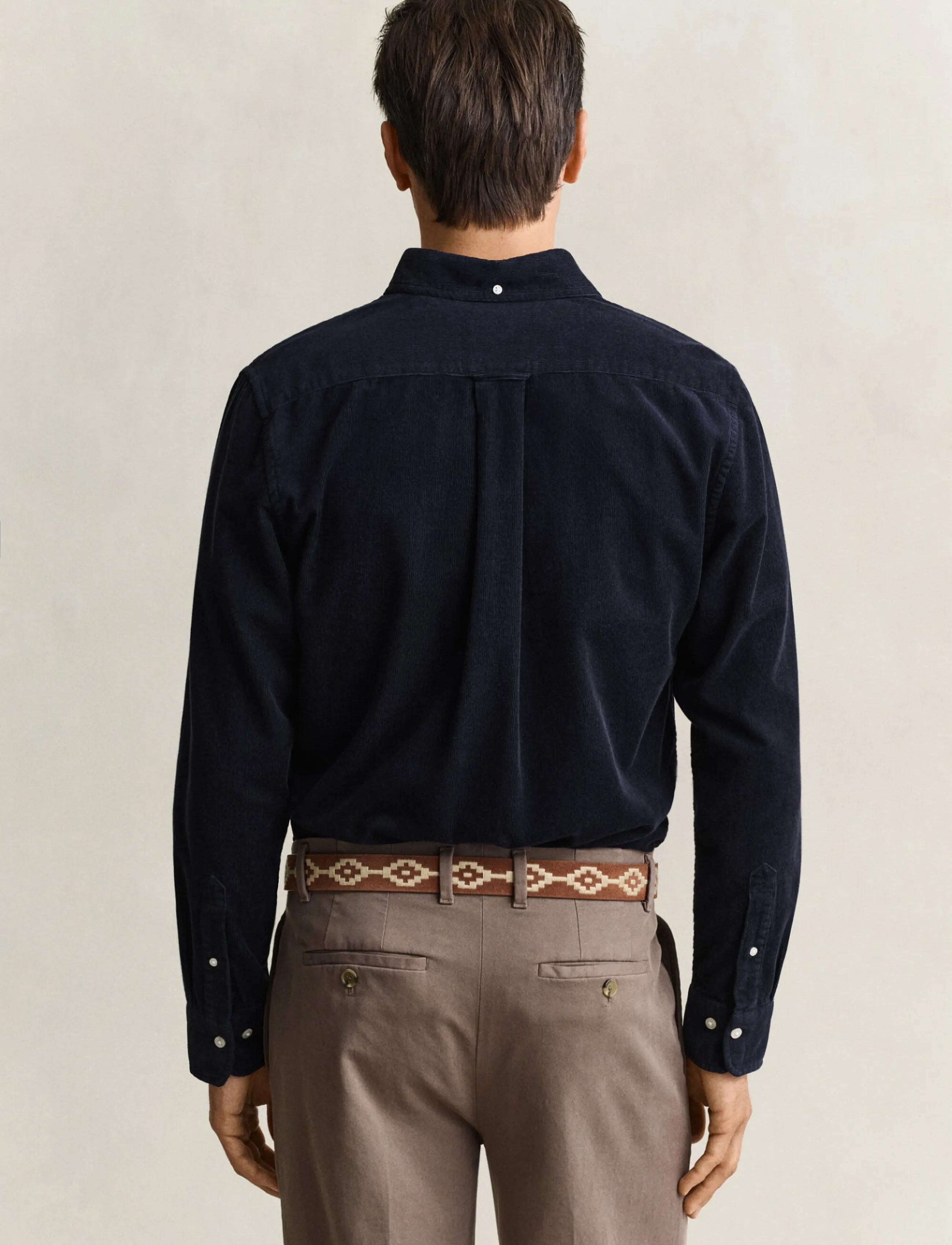 Gant - REG CORDUROY SHIRT - corduroy shirts - evening blue - 2