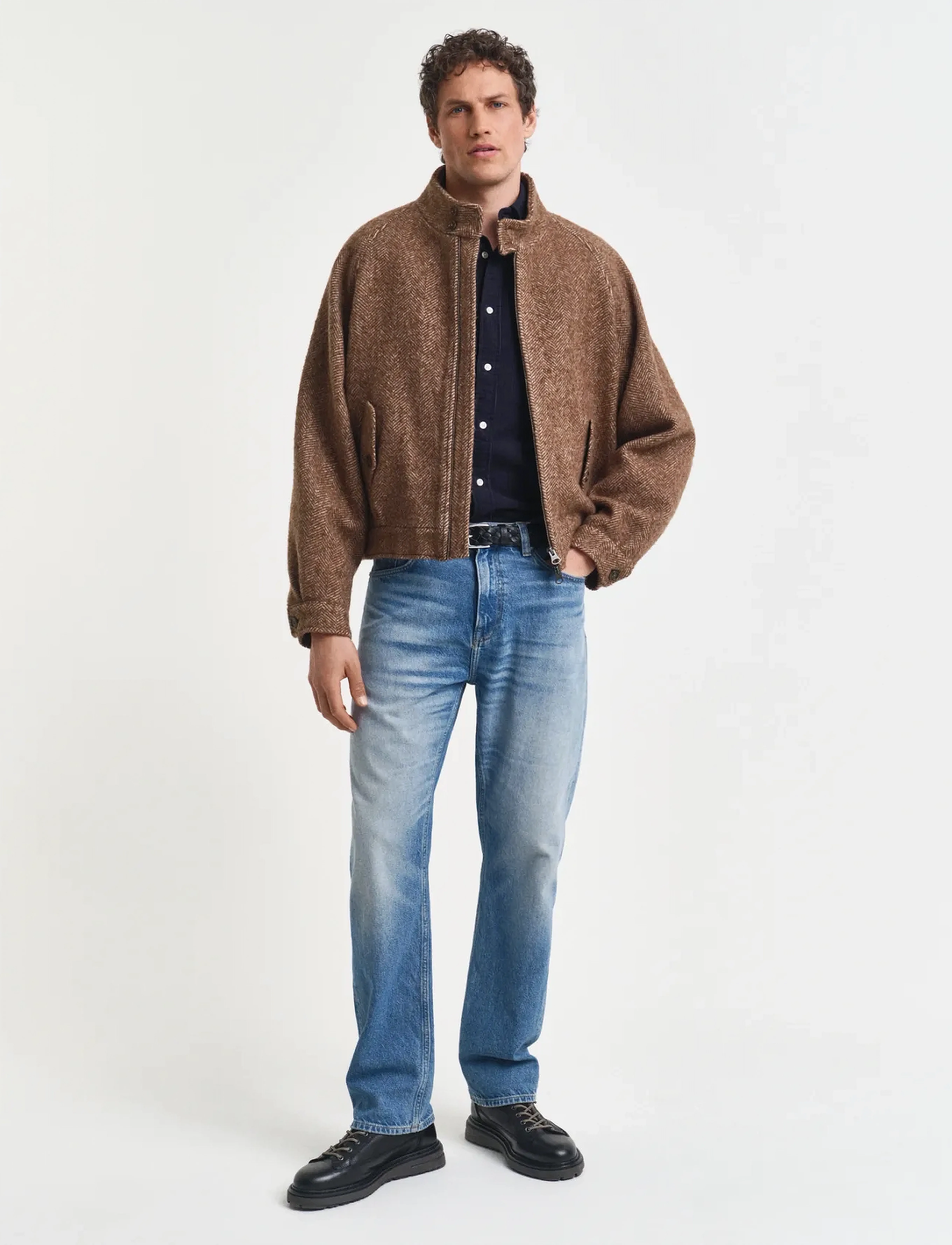Gant - REG CORDUROY SHIRT - fløjlsskjorter - evening blue - 3