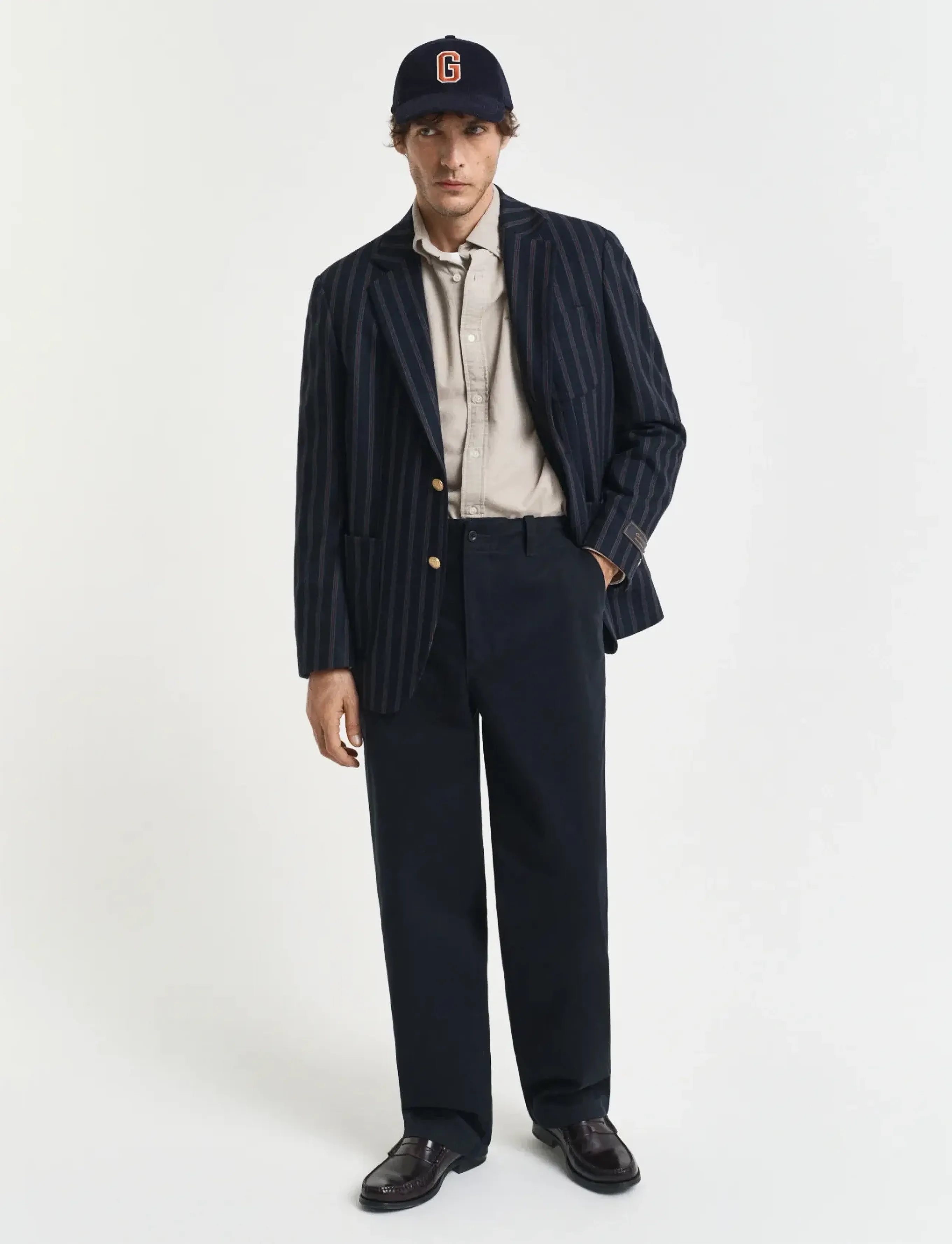 Gant - REG CORDUROY SHIRT - fløjlsskjorter - greige - 2