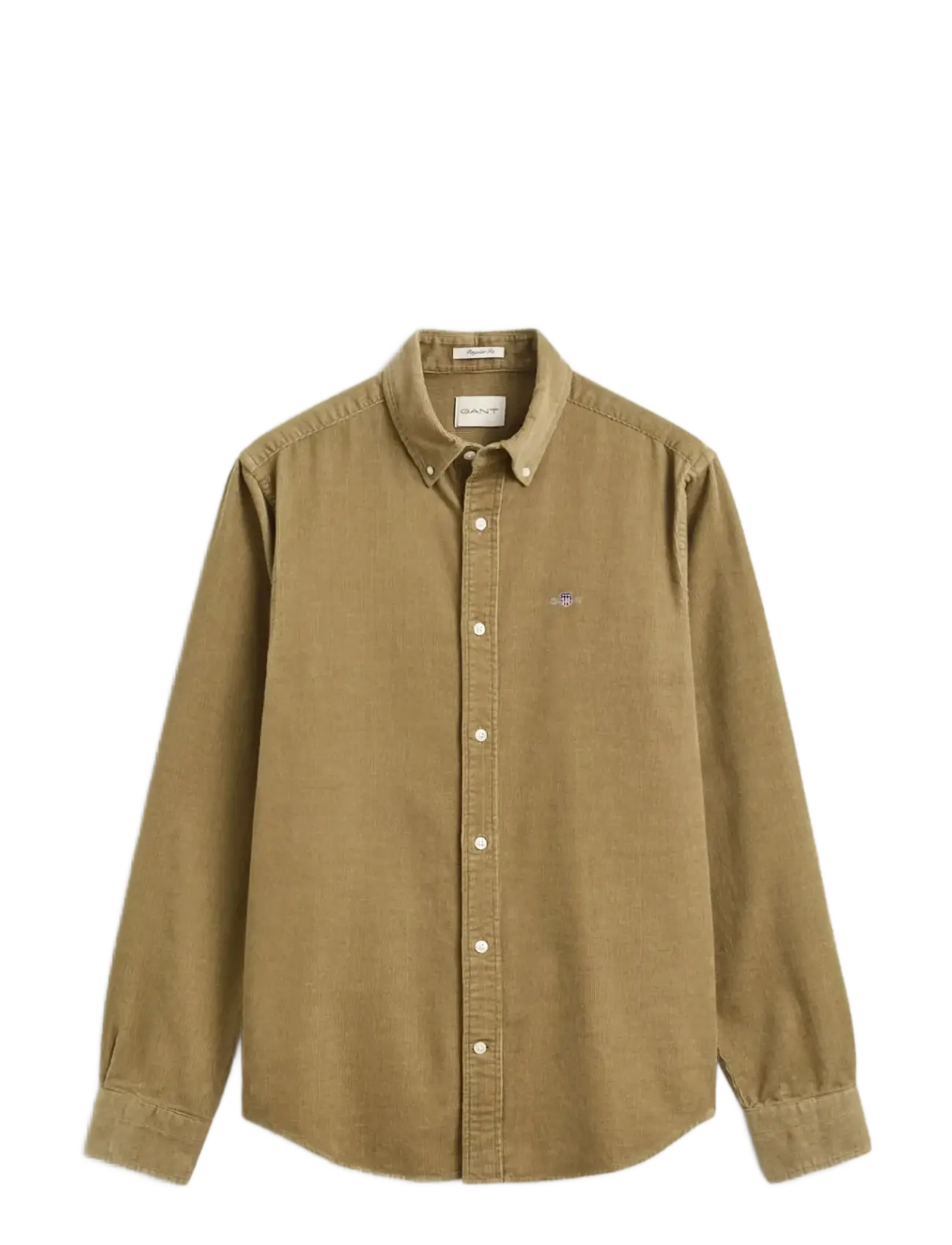 Gant - REG CORDUROY SHIRT - manchesterskjortor - light taupe - 1